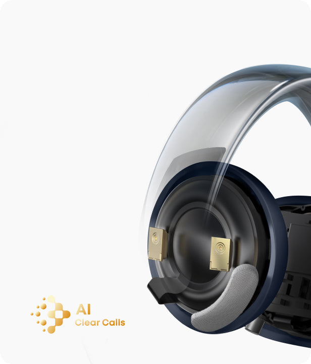 soundcore headphone speaker with AI Clear Calls feature