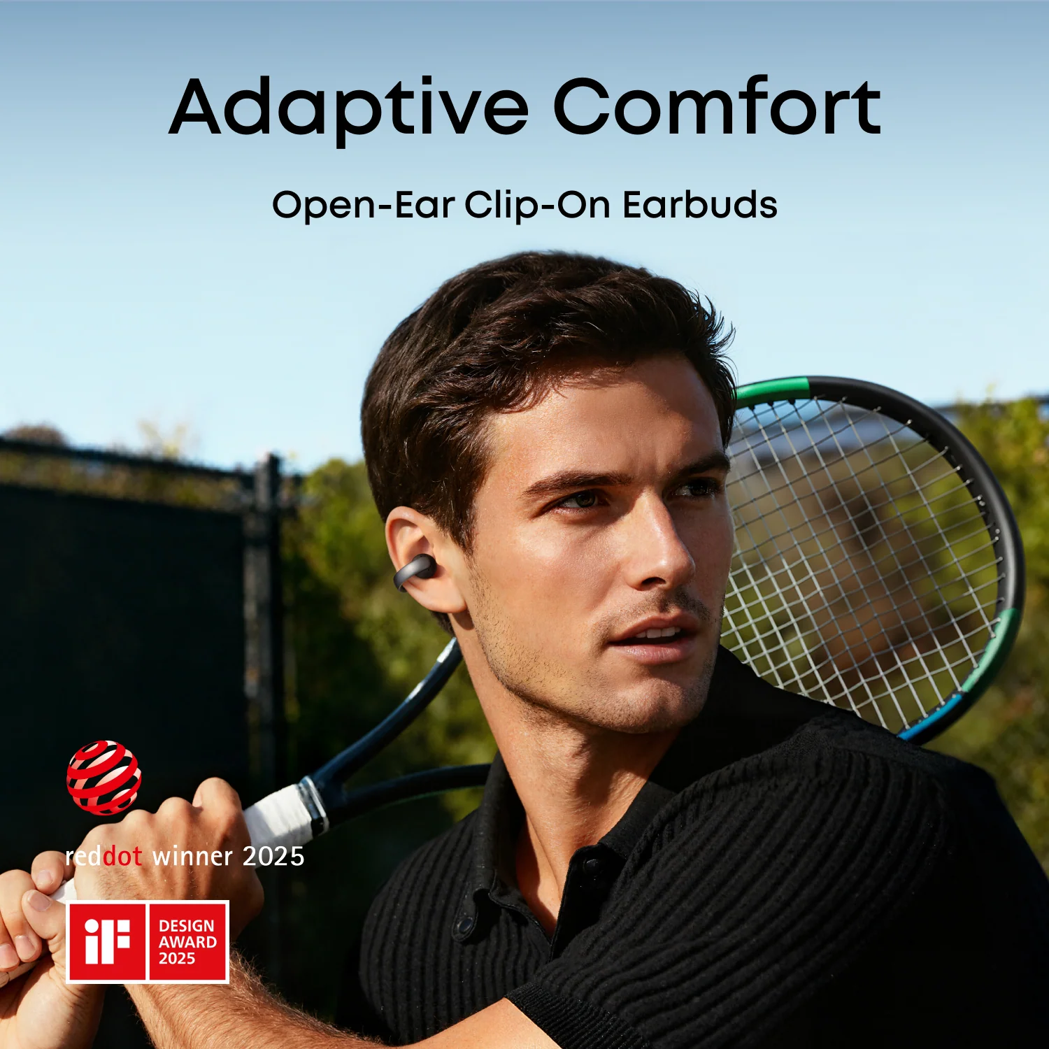 Soundcore AeroClip Open-Ear Clip-On Earbuds with Adaptive Comfort
