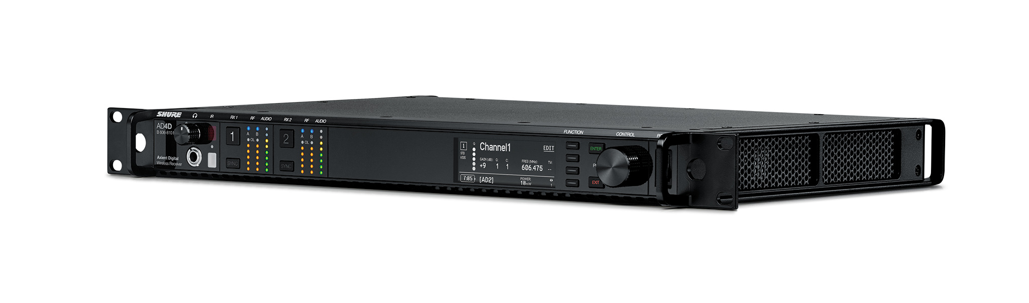 Shure AD4D Two-Channel Digital Wireless Receiver