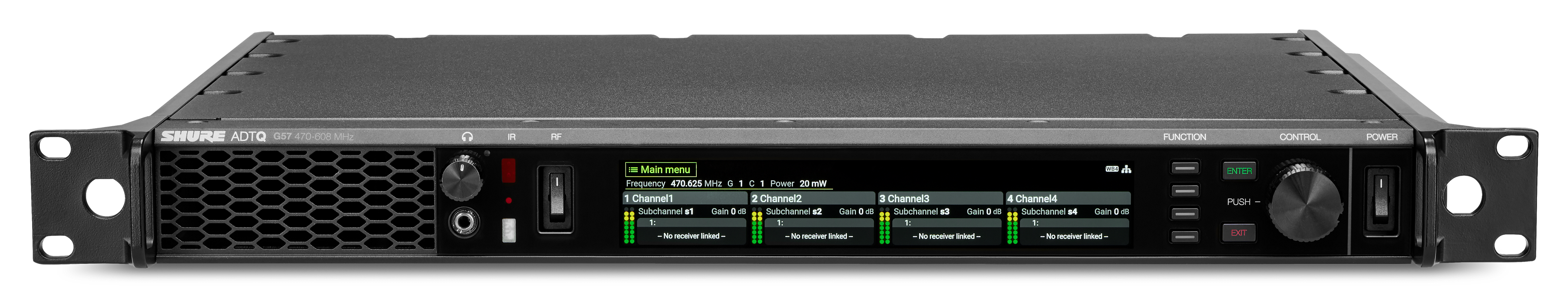 Shure ADTQ Axient® Digital PSM Wireless Quad Transmitter