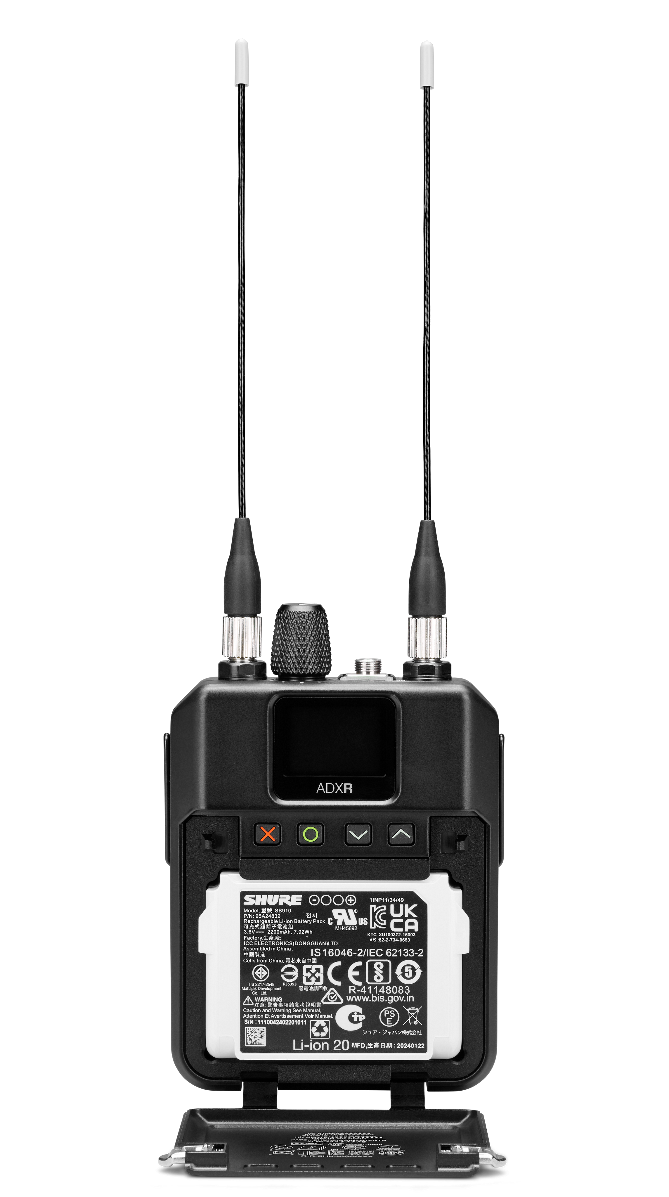 Shure ADXR Axient® Digital PSM Wireless Bodypack Receiver