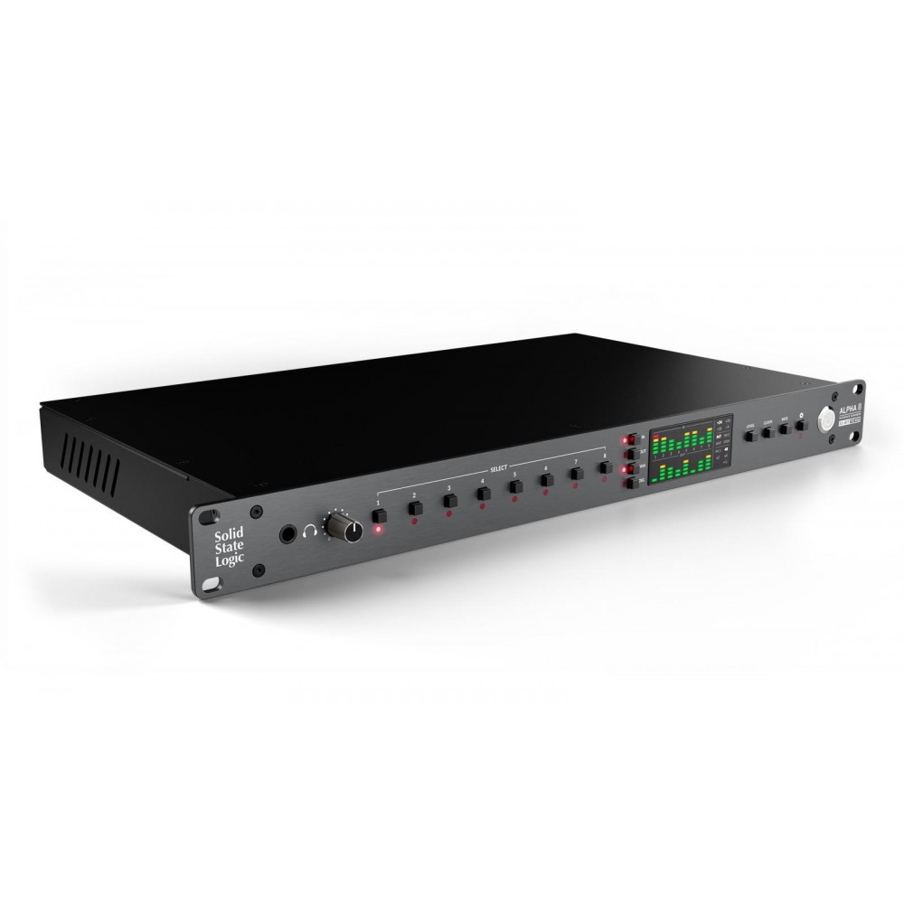 SSL ALPHA 8 8-in/8-out Professional-Grade AD/DA Converter & 18-in/18-out USB Audio Interface