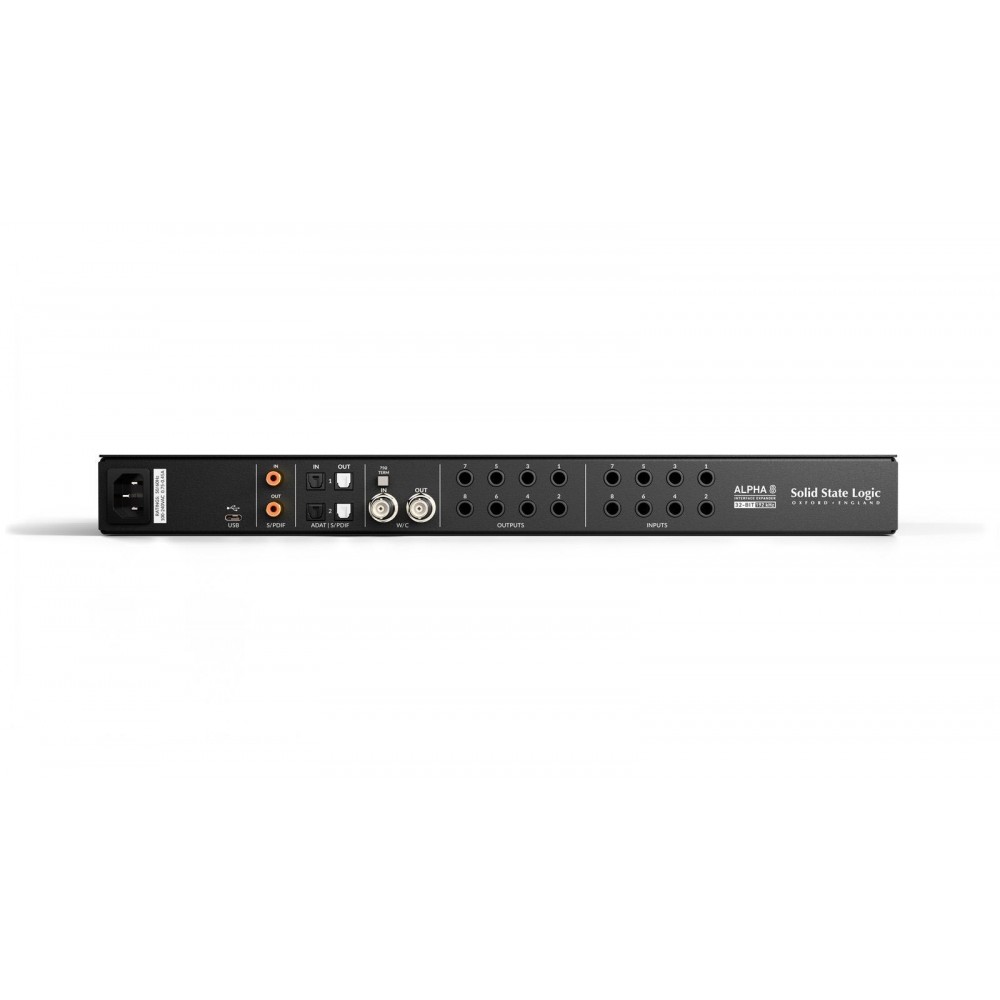 SSL ALPHA 8 8-in/8-out Professional-Grade AD/DA Converter & 18-in/18-out USB Audio Interface