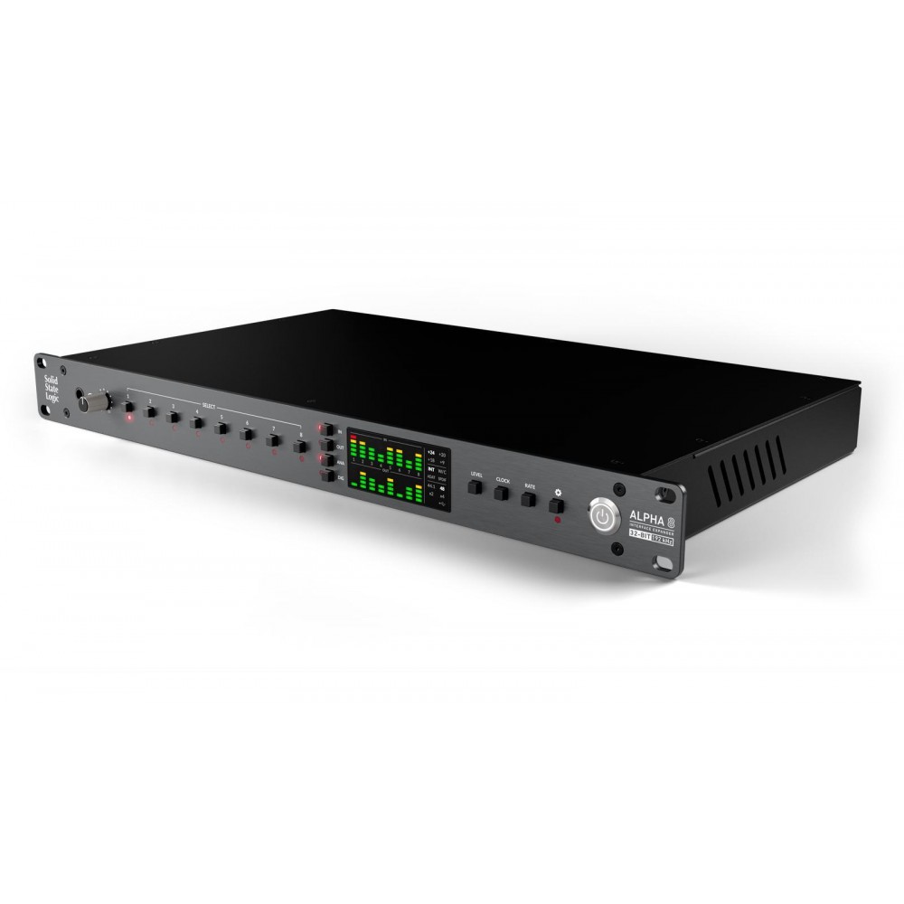 SSL ALPHA 8 8-in/8-out Professional-Grade AD/DA Converter & 18-in/18-out USB Audio Interface
