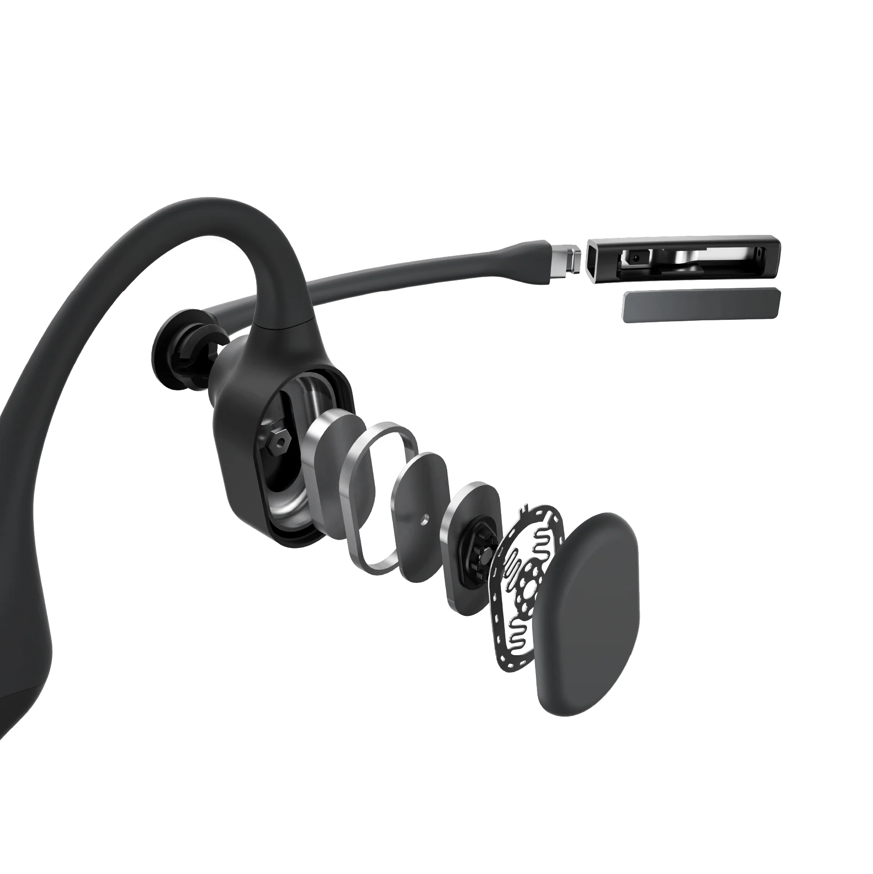 Shokz OpenComm2 Bone Conduction Stereo Bluetooth Headset