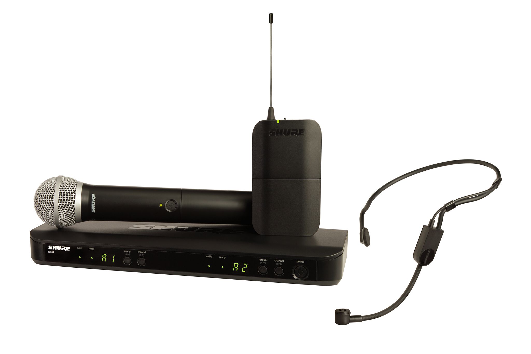 Shure BLX1288/PGA31 Wireless Combo System with PG58 Handheld and PGA31 Headset