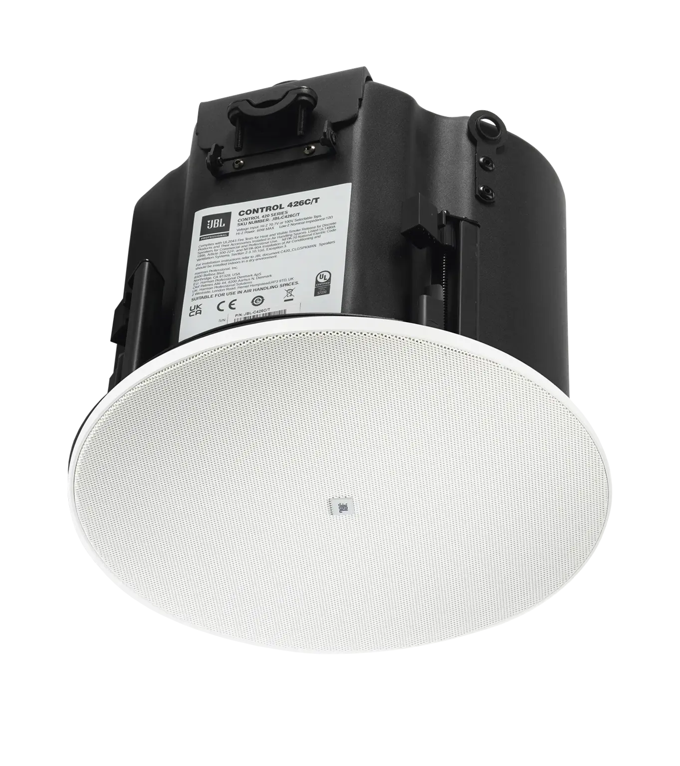 JBL Pro Control 426C/T-LS 6.5" CRBI™-Equipped Two-Way Coaxial Ceiling Loudspeaker for Life Safety Applications