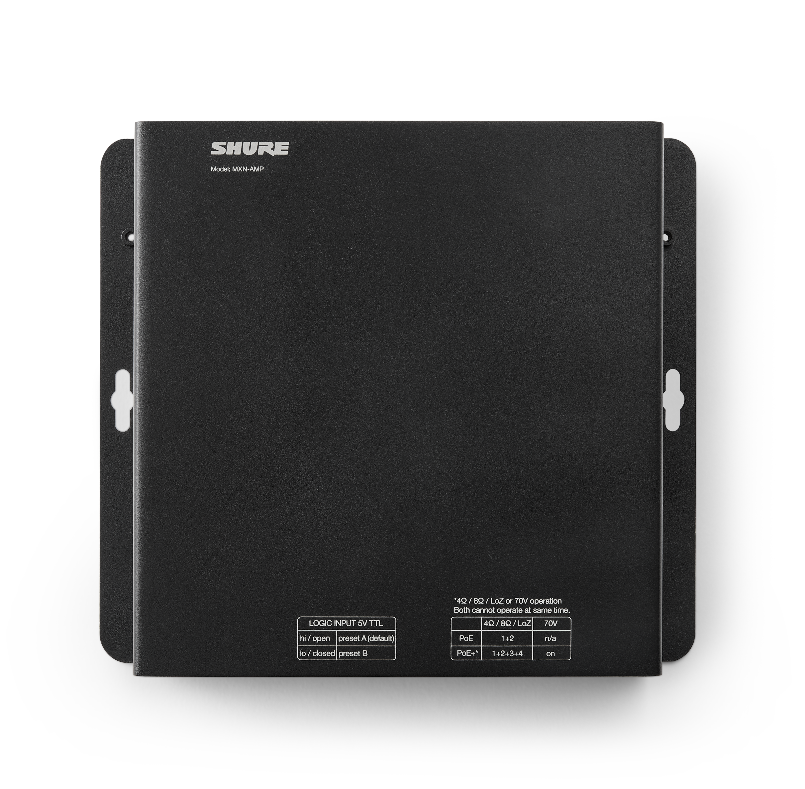 Shure MXN-AMP PoE+ Powered Multichannel Amplifier