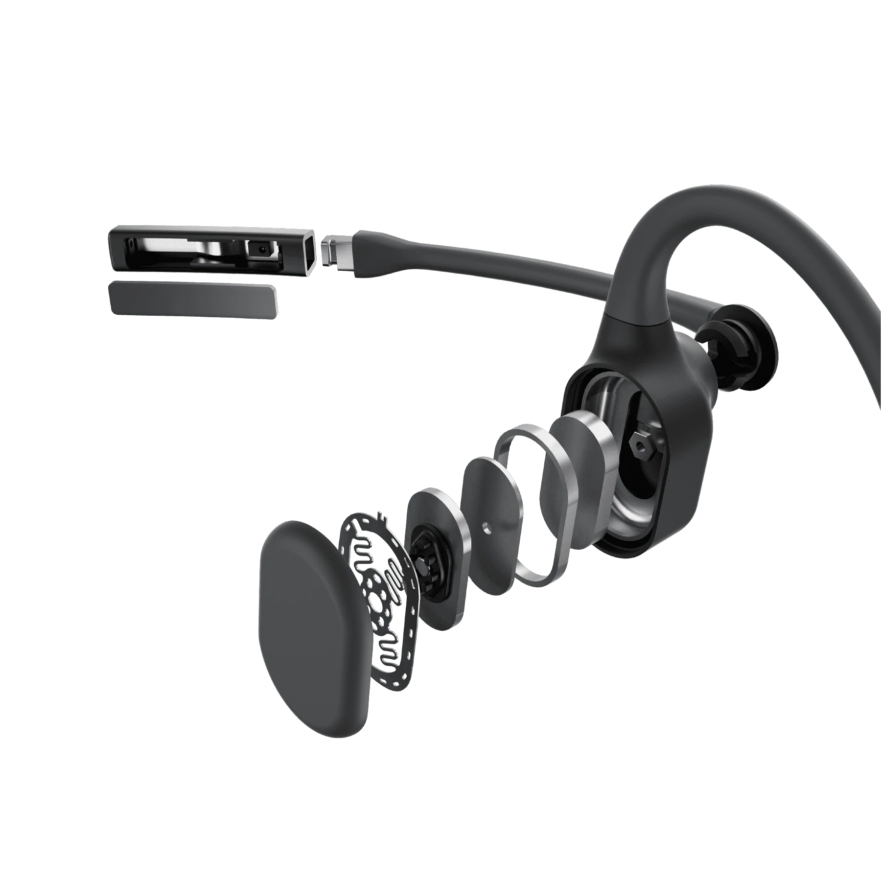 Shokz OpenComm2 UC Bone Conduction Stereo Bluetooth Headset