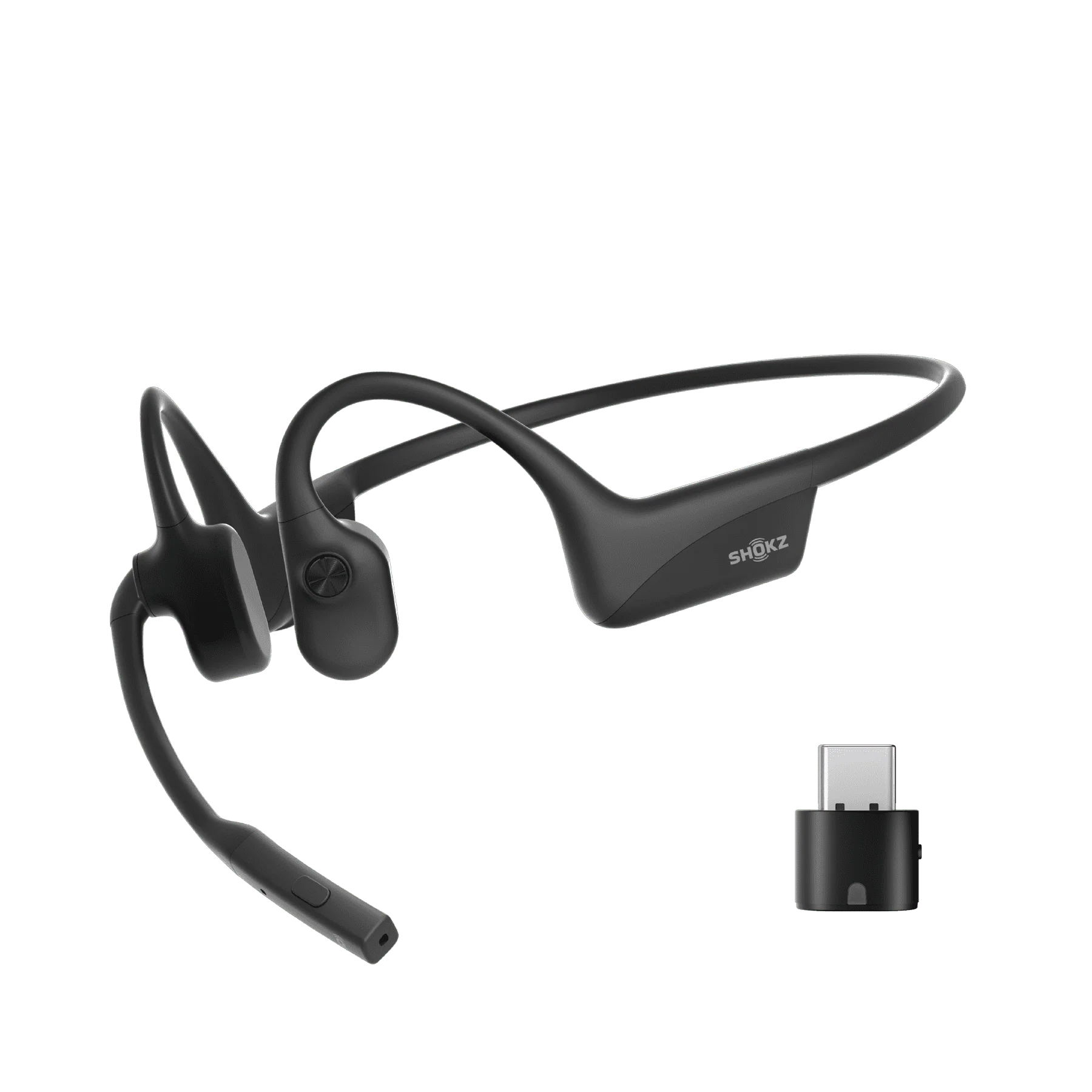 Shokz OpenComm2 UC Bone Conduction Stereo Bluetooth Headset
