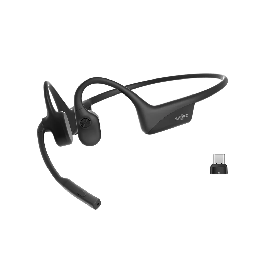Shokz OpenComm2 UC 2025 Upgrade Bone Conduction Bluetooth Headset