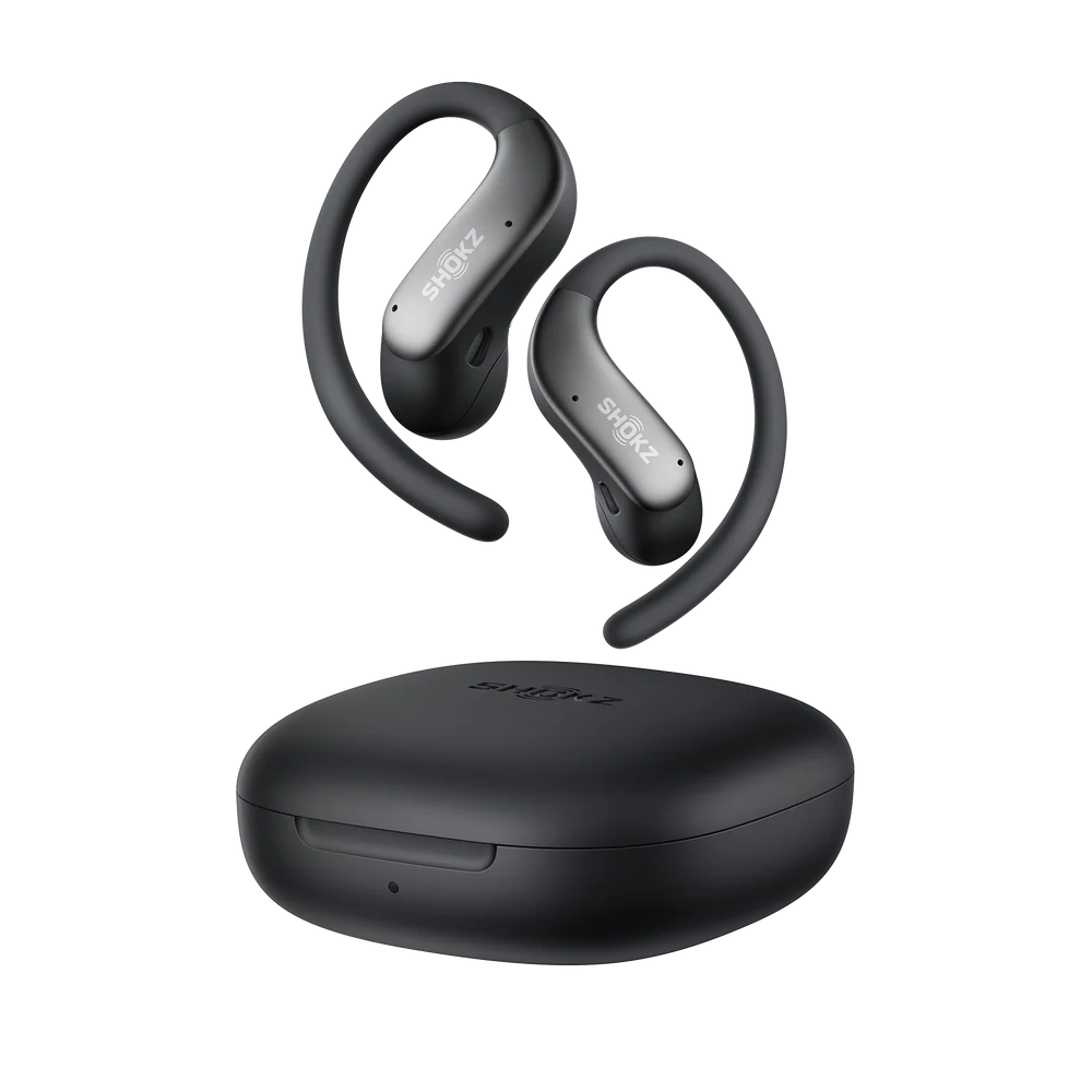 Shokz OpenFit Air 2 Secure-Fit Open Earhook Earbuds for Fitness