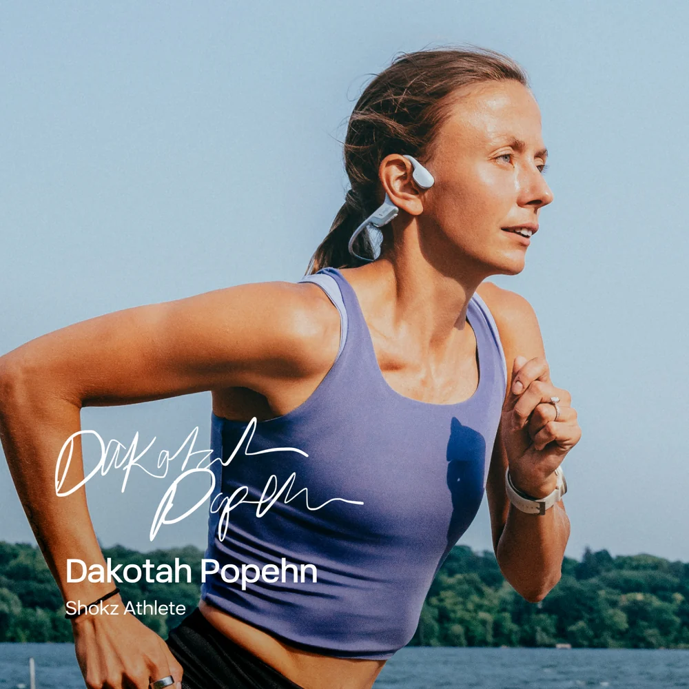 Shokz OpenRun Air 2 Comfortable Bone Conduction Headphones
