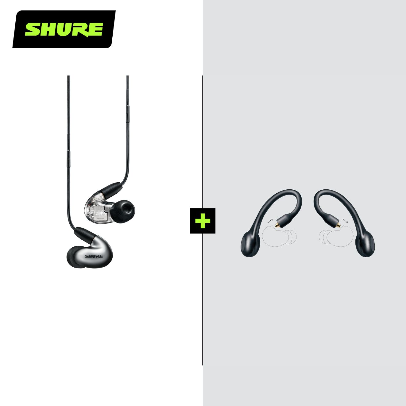 SE846 Sound-Isolating Gen 2 Earphones with FREE True Wireless Secure Fit Adapter Gen 2