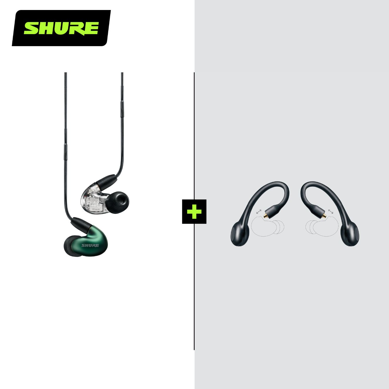 SE846 Sound-Isolating Gen 2 Earphones with FREE True Wireless Secure Fit Adapter Gen 2