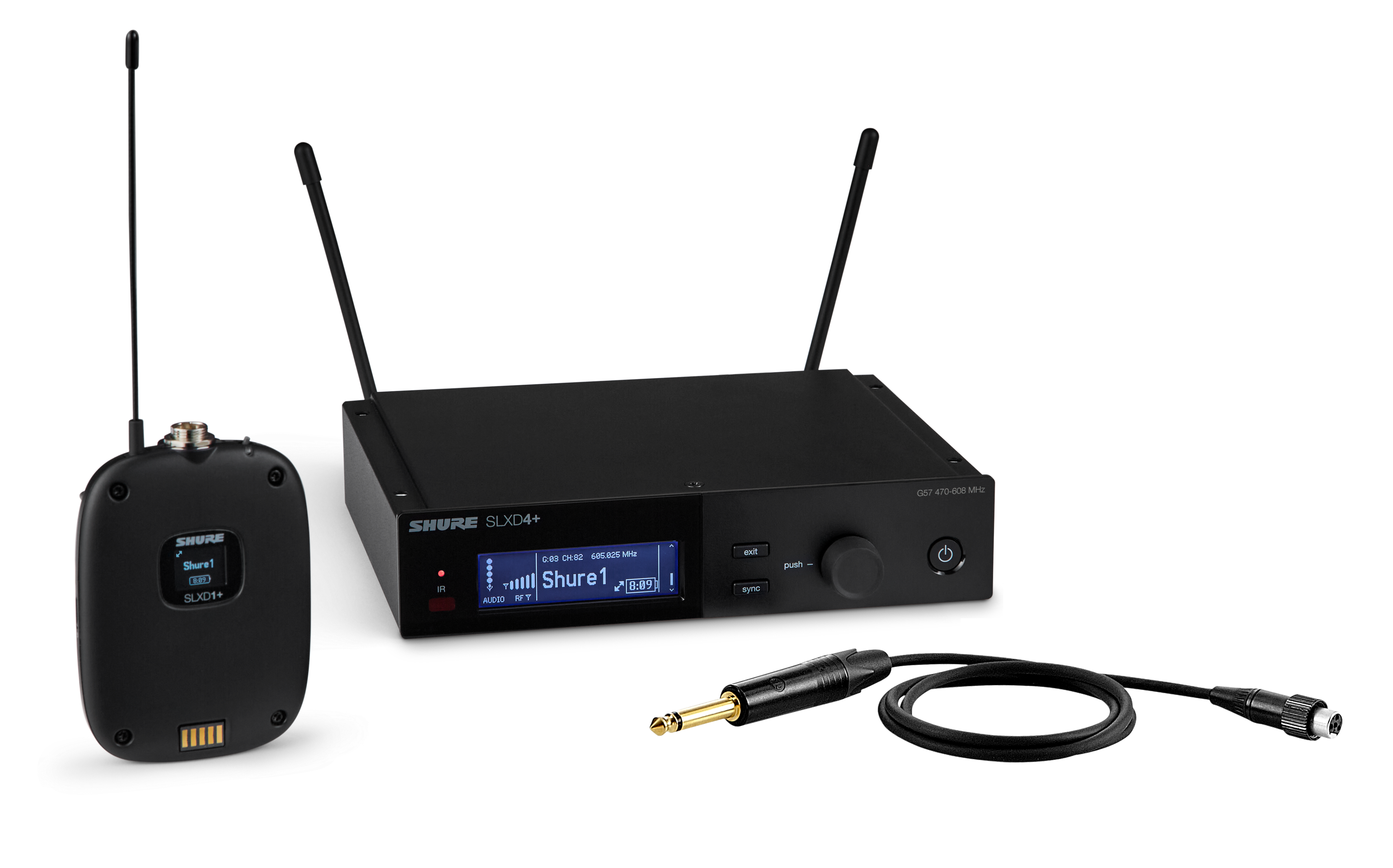 Shure SLXD14+ Digital Wireless Bodypack System