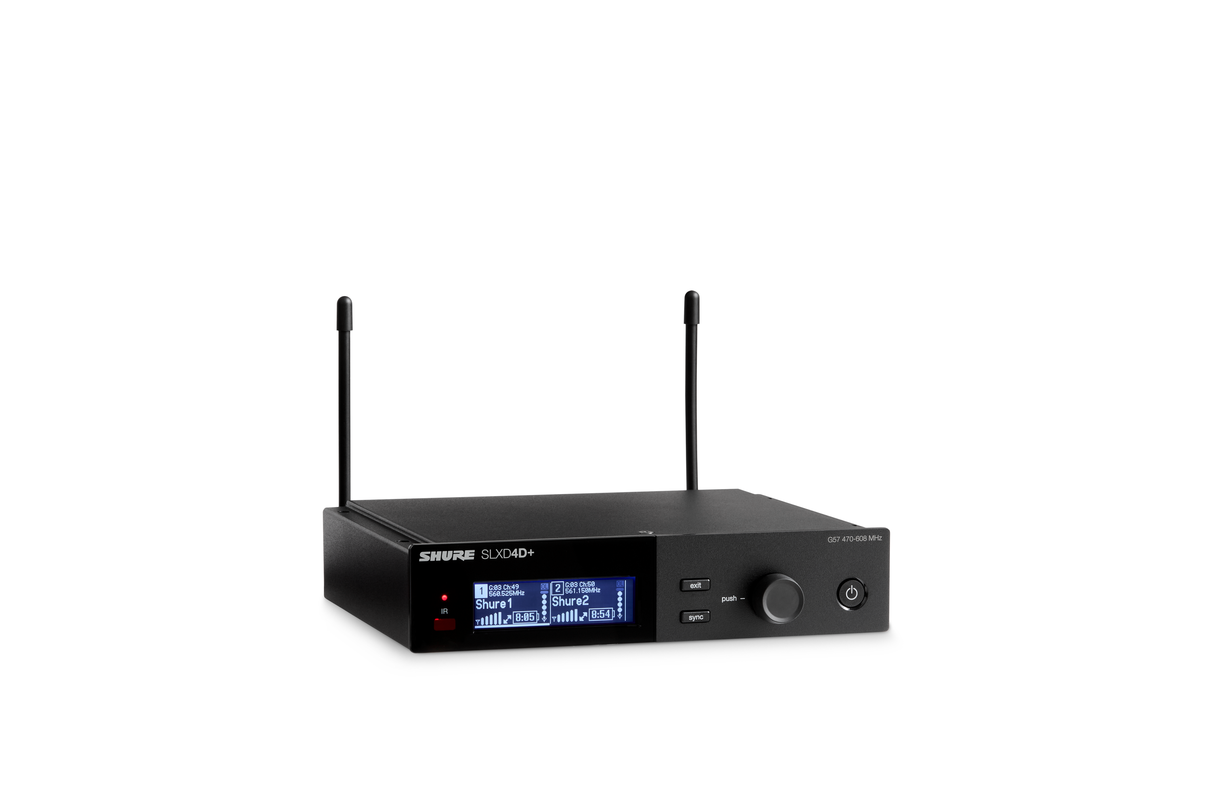 Shure SLXD4D+ Dual Channel Wireless Receiver