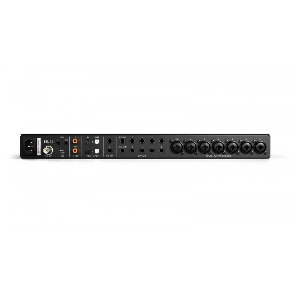 SSL 18 26-in/28-out High-Performance USB Audio Interface