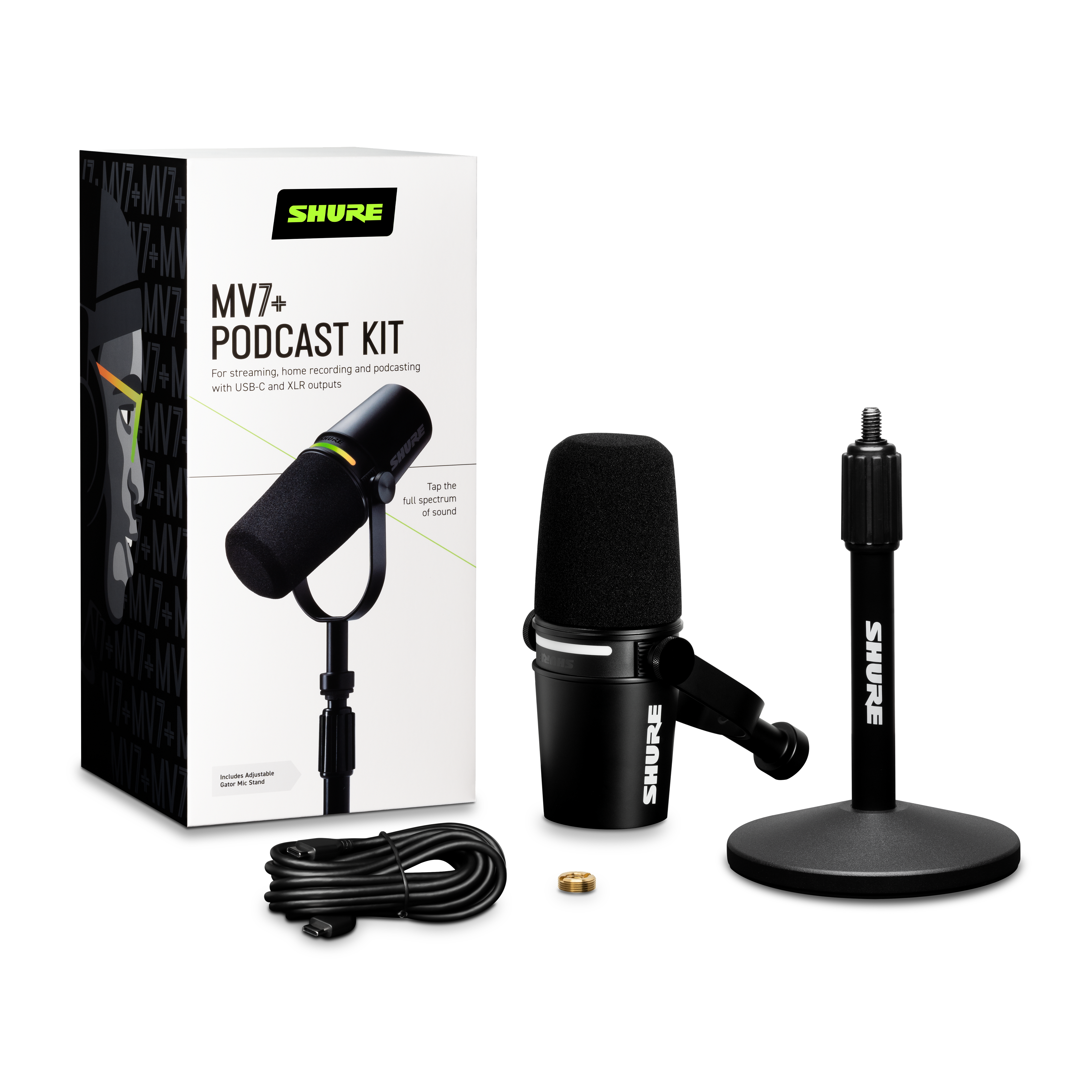 Shure MV7+ Podcast Microphone