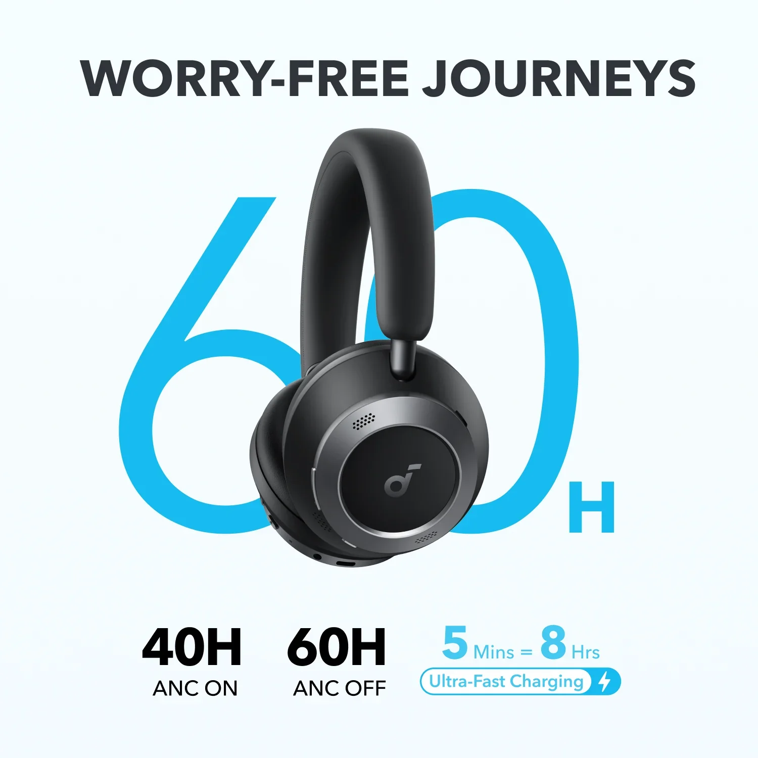 Soundcore Space One Pro Foldable Over-Ear Headphones
