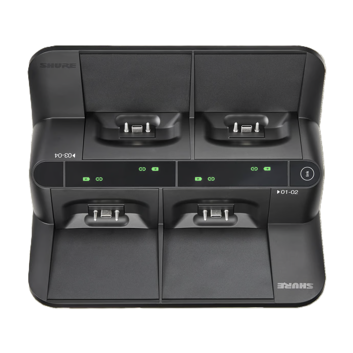 Shure MXWNDX4G & MXWNDX8G Networked Charging Stations