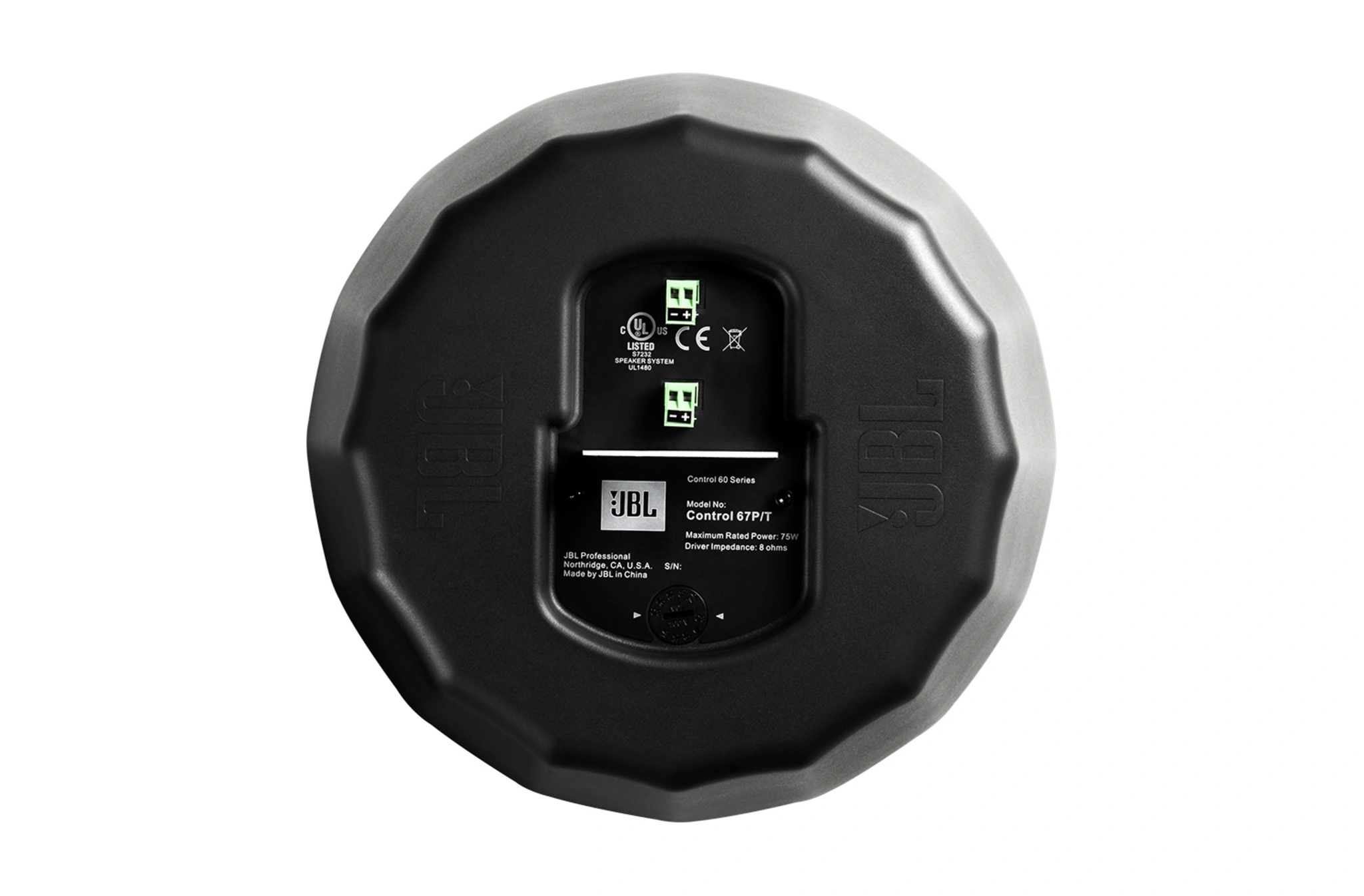 JBL Pro Control 67 P/T Extended Range Full-Range Pendant Speaker