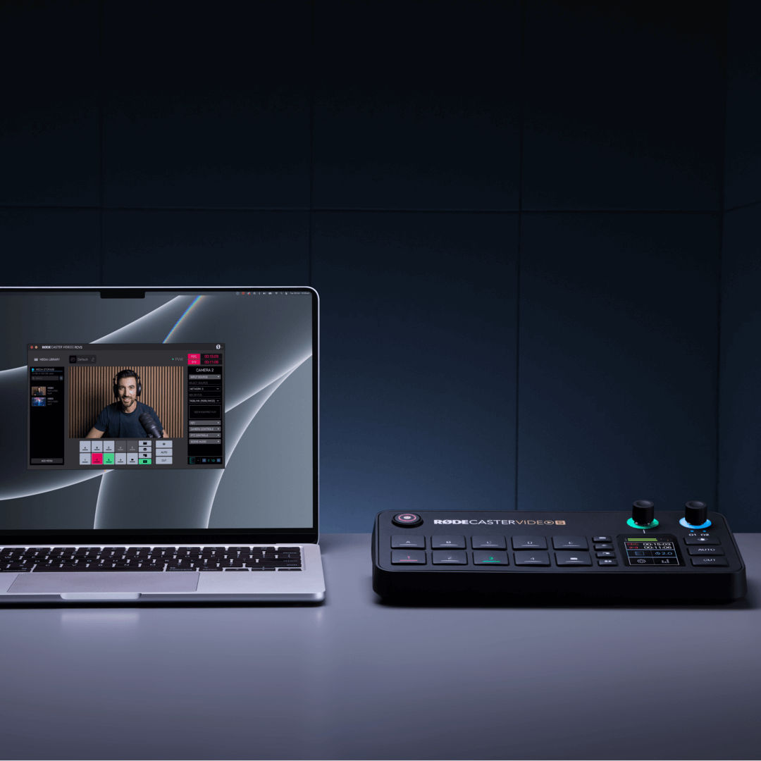 R&Oslash;DECaster Video wireless setup via R&Oslash;DE Central