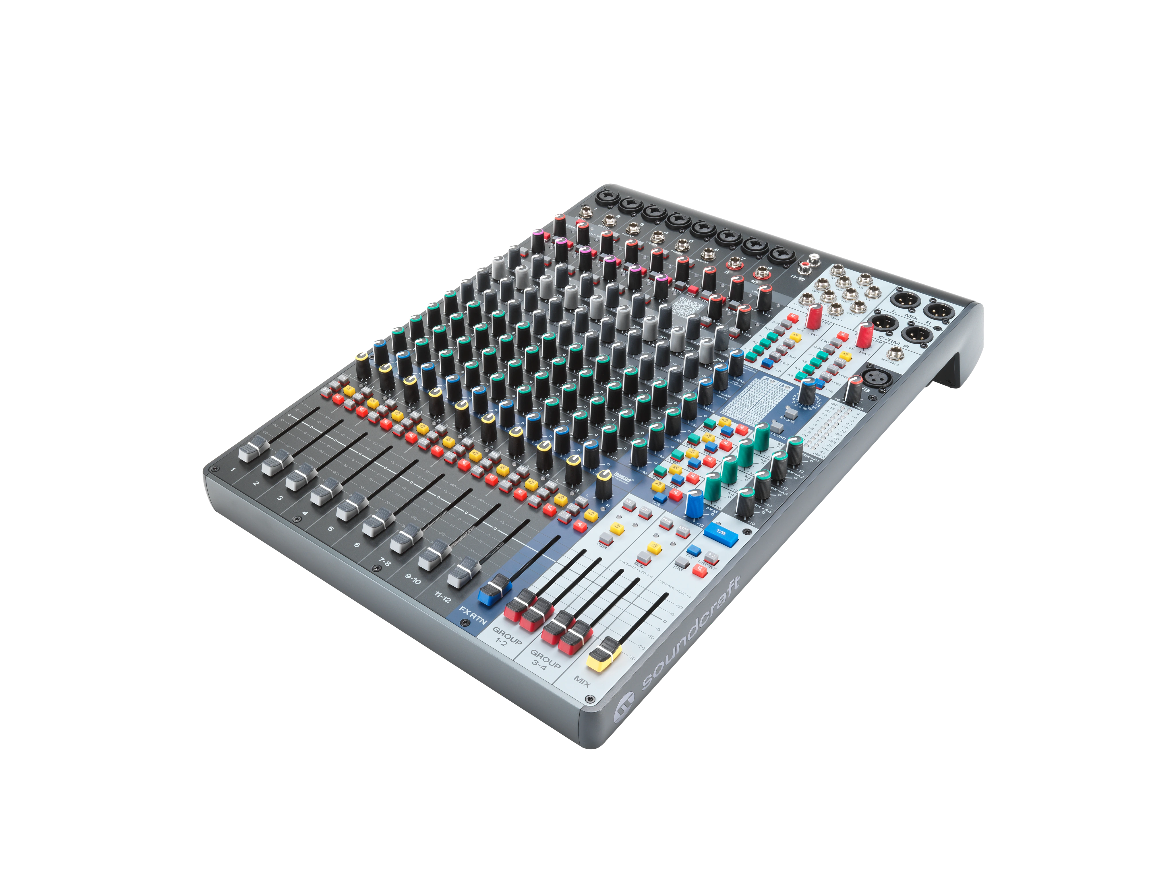 Soundcraft Signature Plus 12 Analog Connected Mixing Console with 12 Input Channels