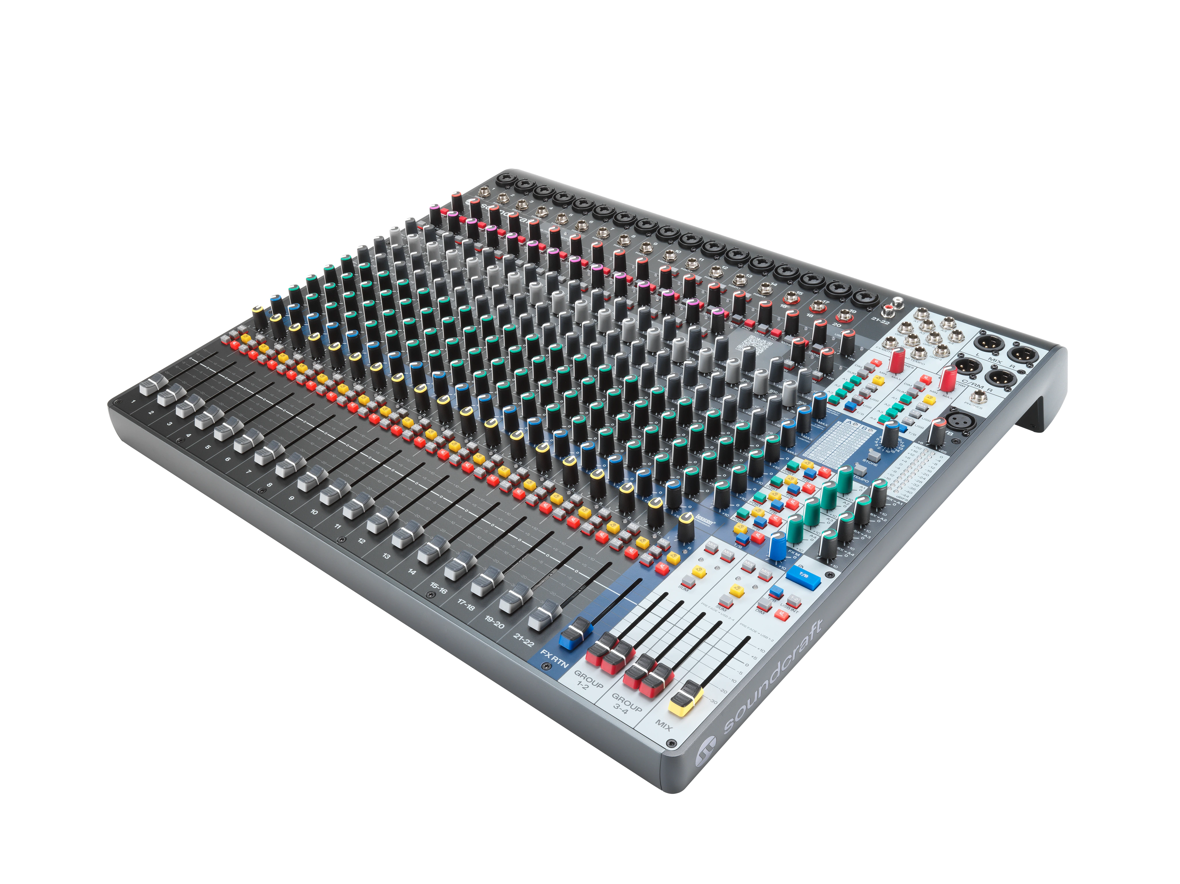 Soundcraft Signature Plus 22 Analog Connected Mixing Console with 22 Input Channels