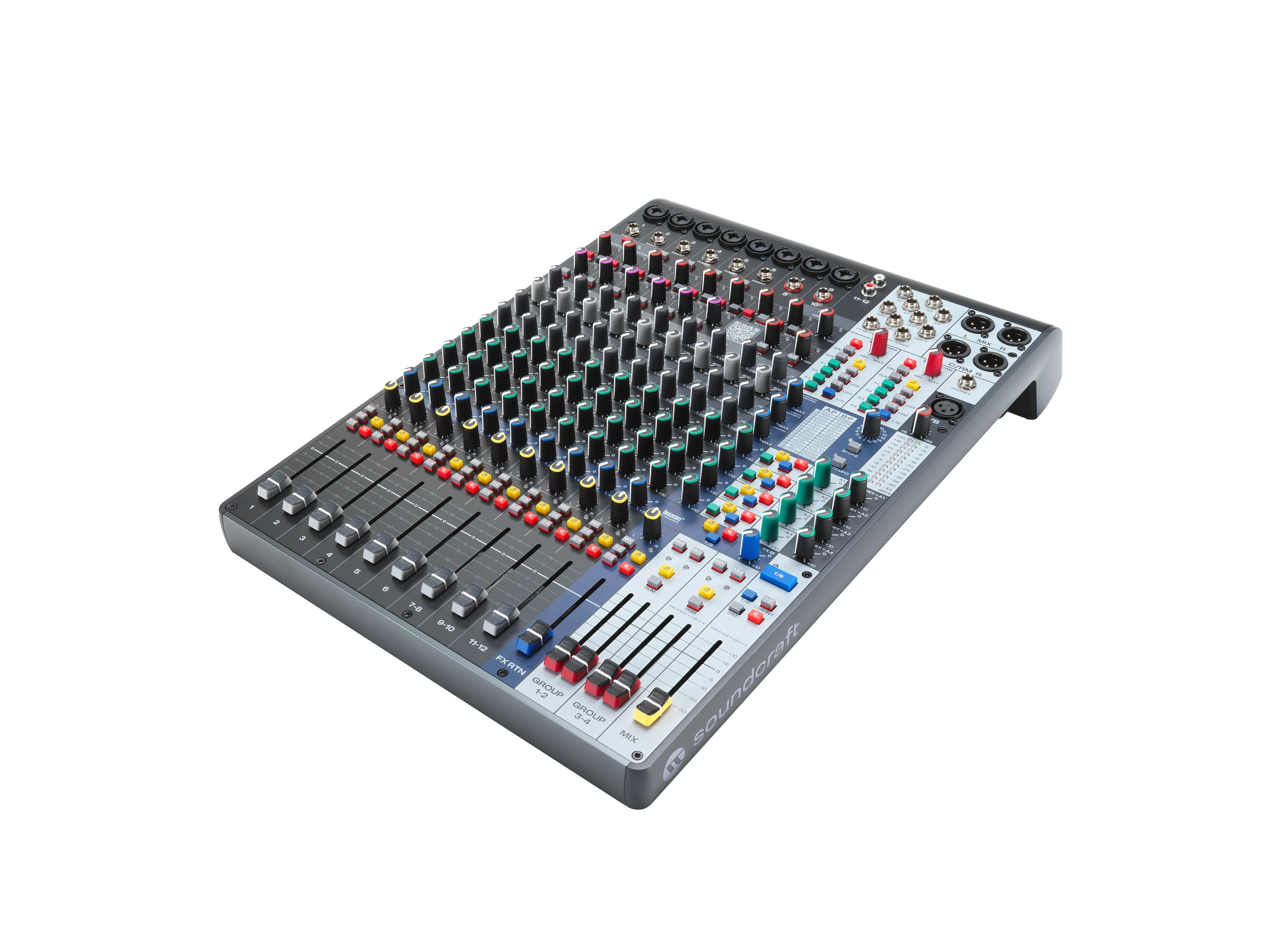 Soundcraft Signature Plus 12 Analog Connected Mixing Console with 12 Input Channels