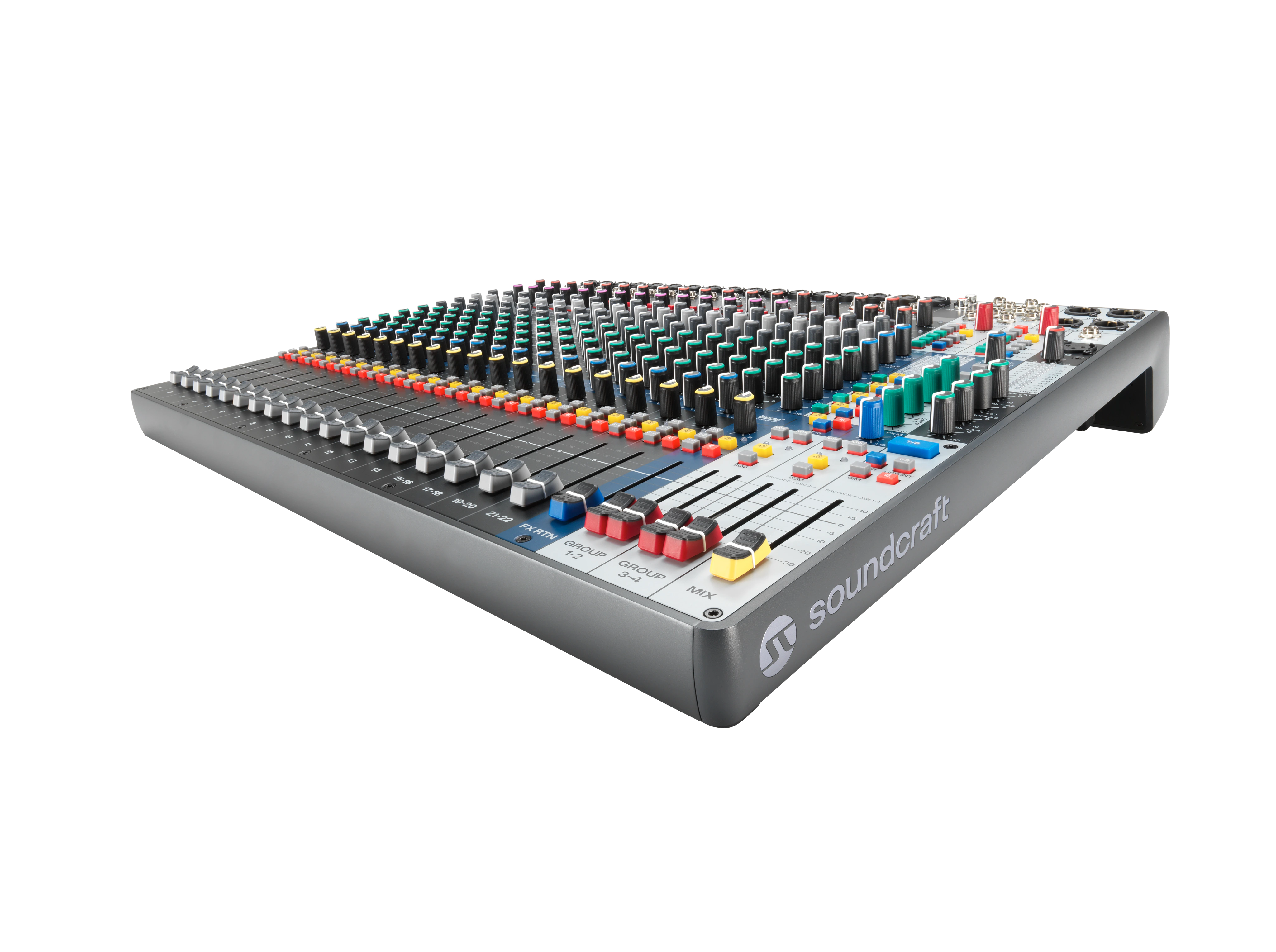 Soundcraft Signature Plus 22 Analog Connected Mixing Console with 22 Input Channels