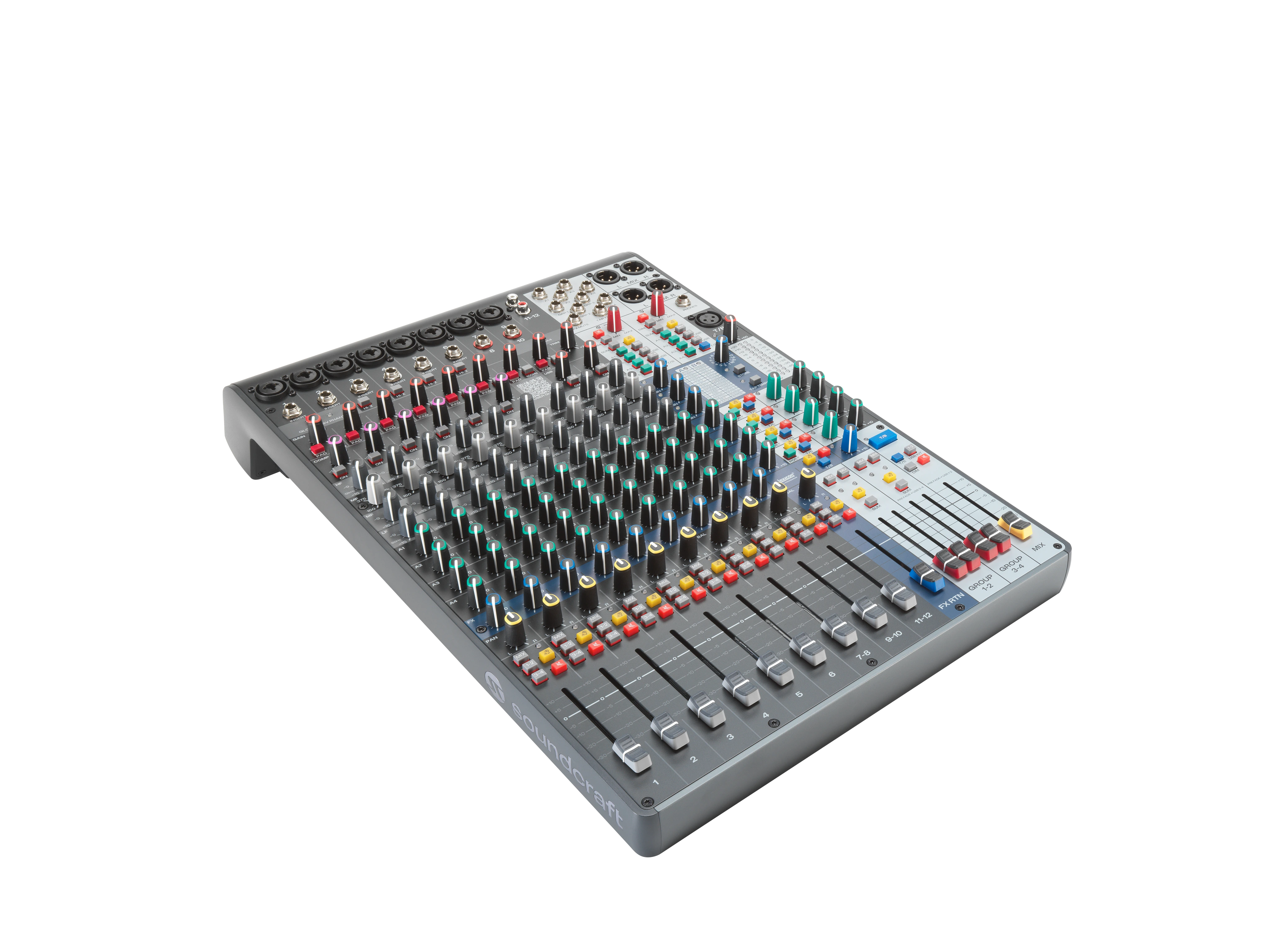 Soundcraft Signature Plus 12 Analog Connected Mixing Console with 12 Input Channels