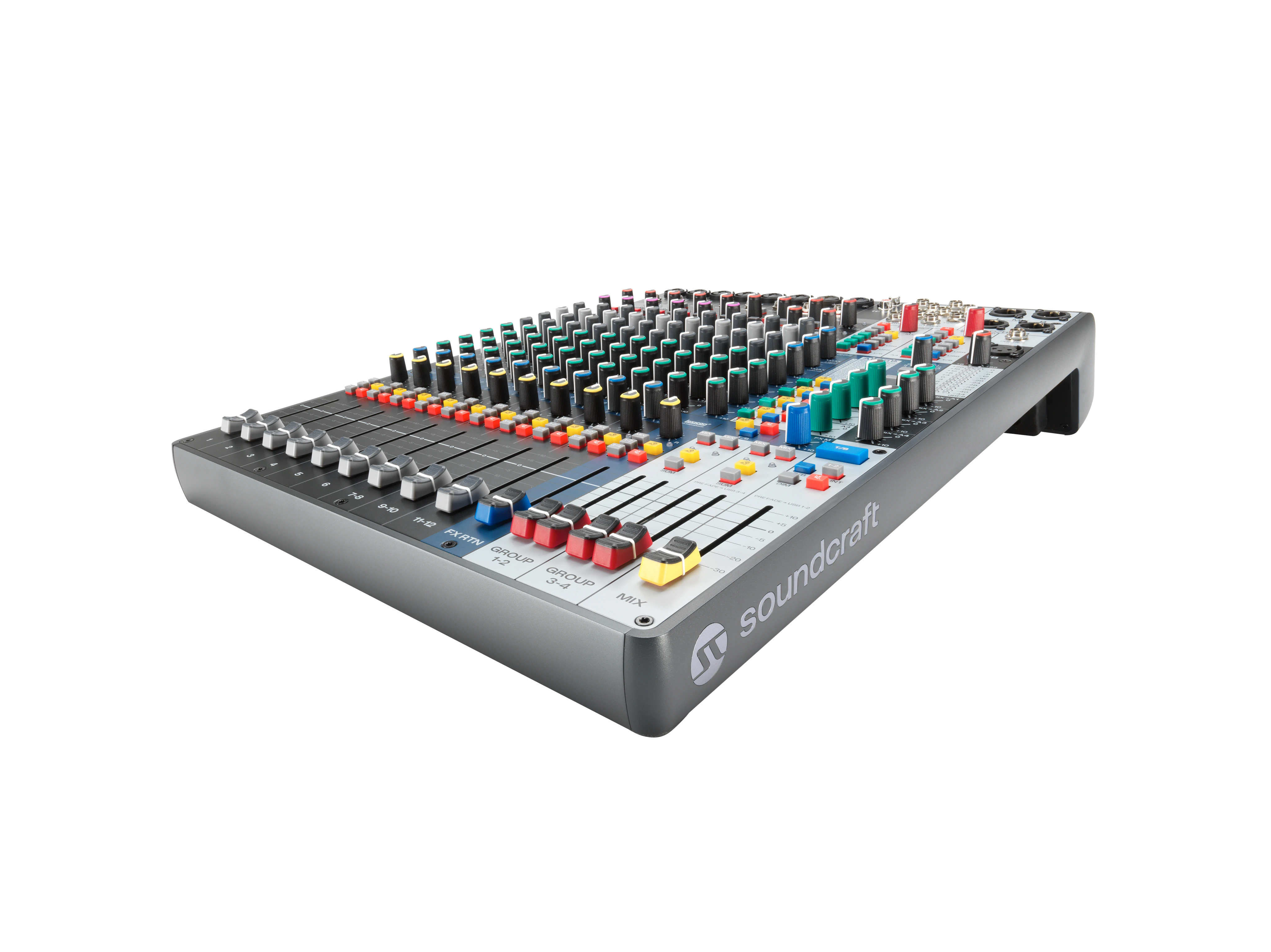 Soundcraft Signature Plus 12 Analog Connected Mixing Console with 12 Input Channels