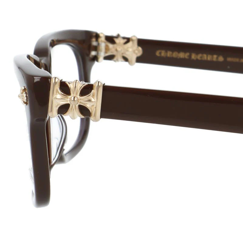 【Chrome Hearts】クロムハーツ メガネフレーム 伊達メガネ レギュラーフィット CHROME HEARTS VAGILANTE CLB 54サイズ CHプラス スクエア型 ユニセックス メンズ レディース