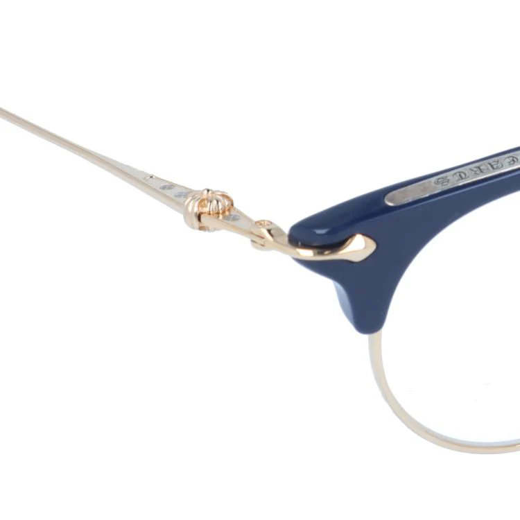 クロムハーツ メガネフレーム 伊達メガネ CHROME HEARTS SLUNTRADICTION II PCK/GP 48サイズ ボストン ユニセックス メンズ レディース 日本製