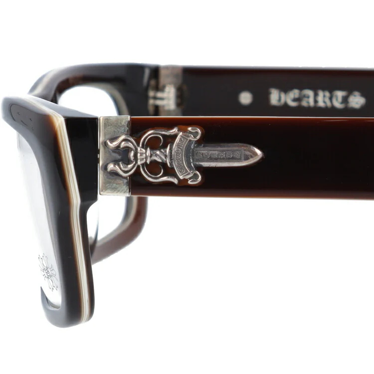 クロムハーツ メガネ 度付き 度なし 伊達メガネ 眼鏡 メガネフレーム CHROME HEARTS アジアンフィット INFLATABLE DATE-A MBST 56サイズ スクエア型 ユニセックス メンズ レディース 紫外線 UVカット ラッピング無料