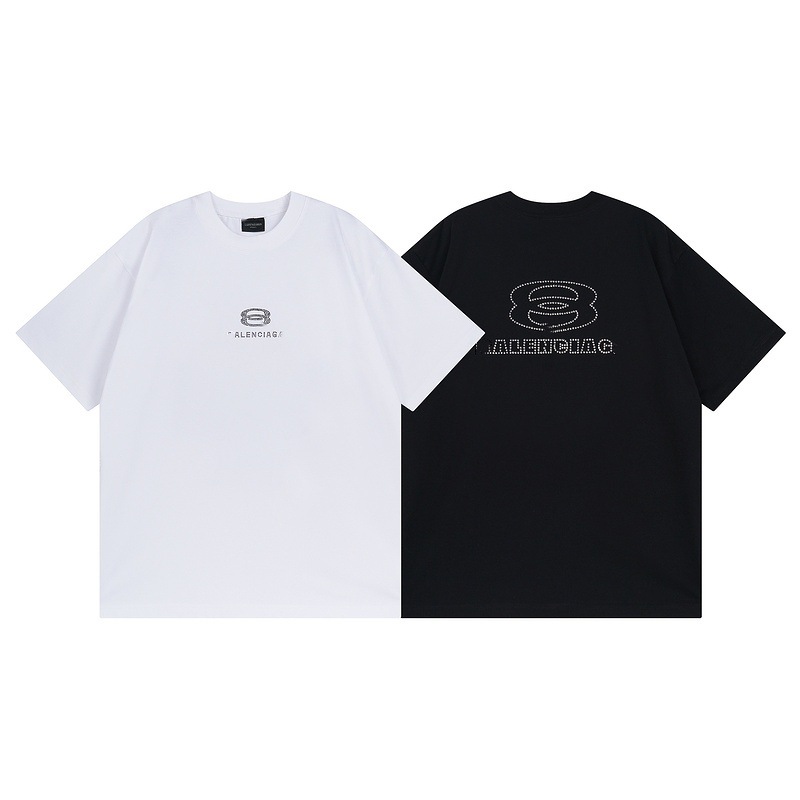 Balenciaga バレンシアガ 定番ロゴ半袖カップルTシャツ b0010