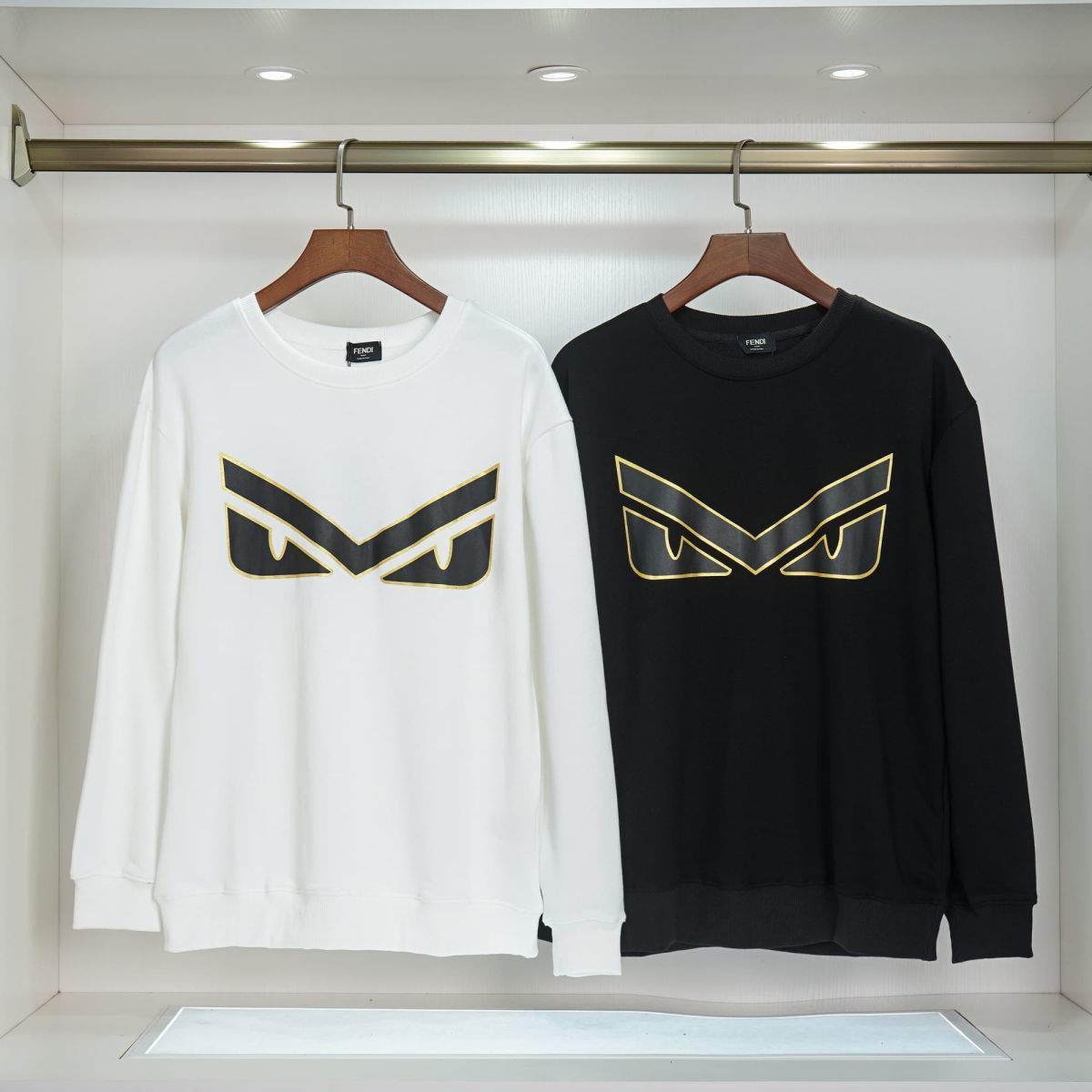 FENDI  パーカー フェンディ プレントおしゃれ カジュアル 丸首 通勤 通学 男女兼用