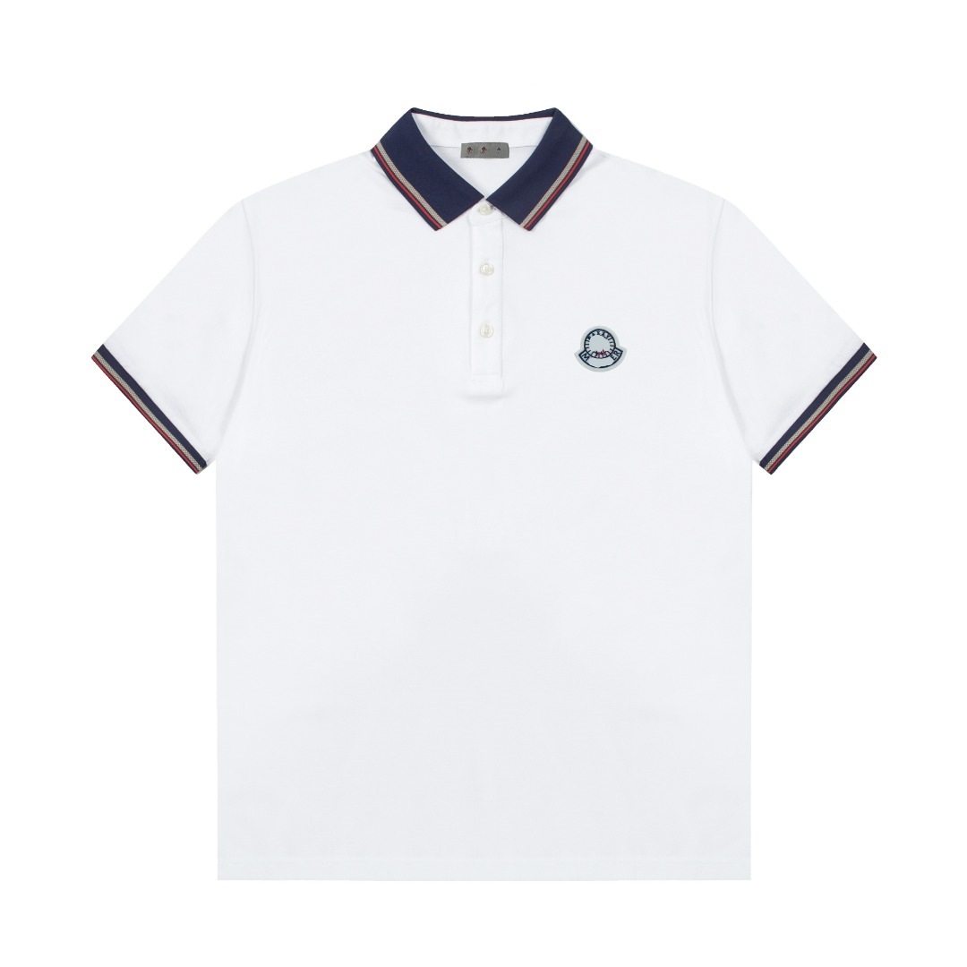 【Moncler】2025年新作 モンクレール メンズ 半袖 ラウンドネック 刺繍Tシャツ MC008