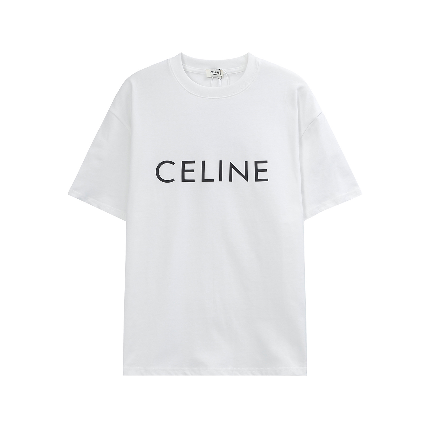 CELINE 2025年春夏新作 クラシックロゴ レタープリント 半袖Tシャツ 【男女兼用】