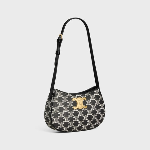 CELINE(セリーヌ)  シャイニーカーフスキン 脇下バッグ ミニバッグ ハンドバッグ レディース 調節可能