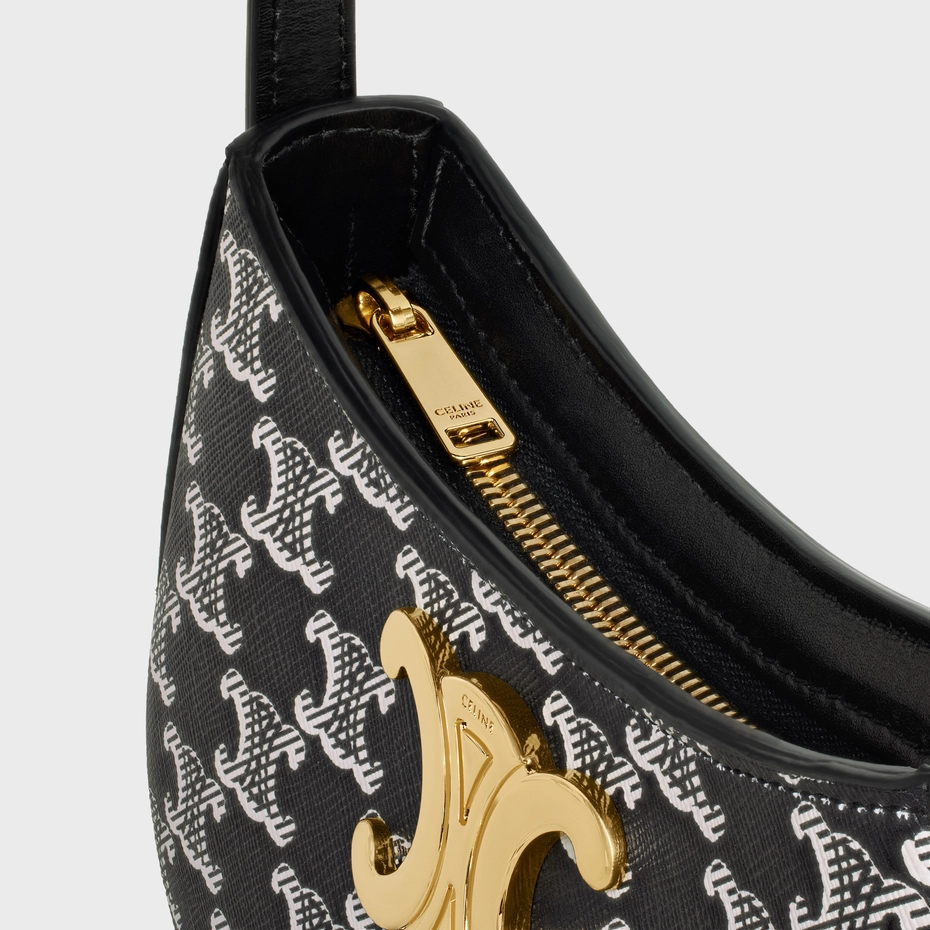 CELINE(セリーヌ)  シャイニーカーフスキン 脇下バッグ ミニバッグ ハンドバッグ レディース 調節可能