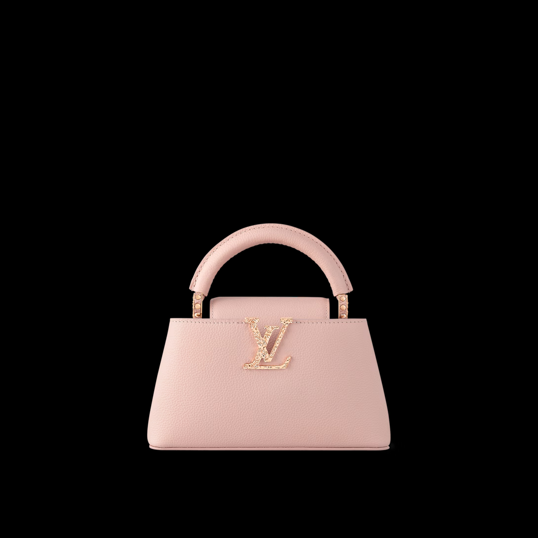 LOUIS VUITTON カプシーヌ MINI 2way ハンド ショルダー バッグ トリヨンレザー リラ ナクレ