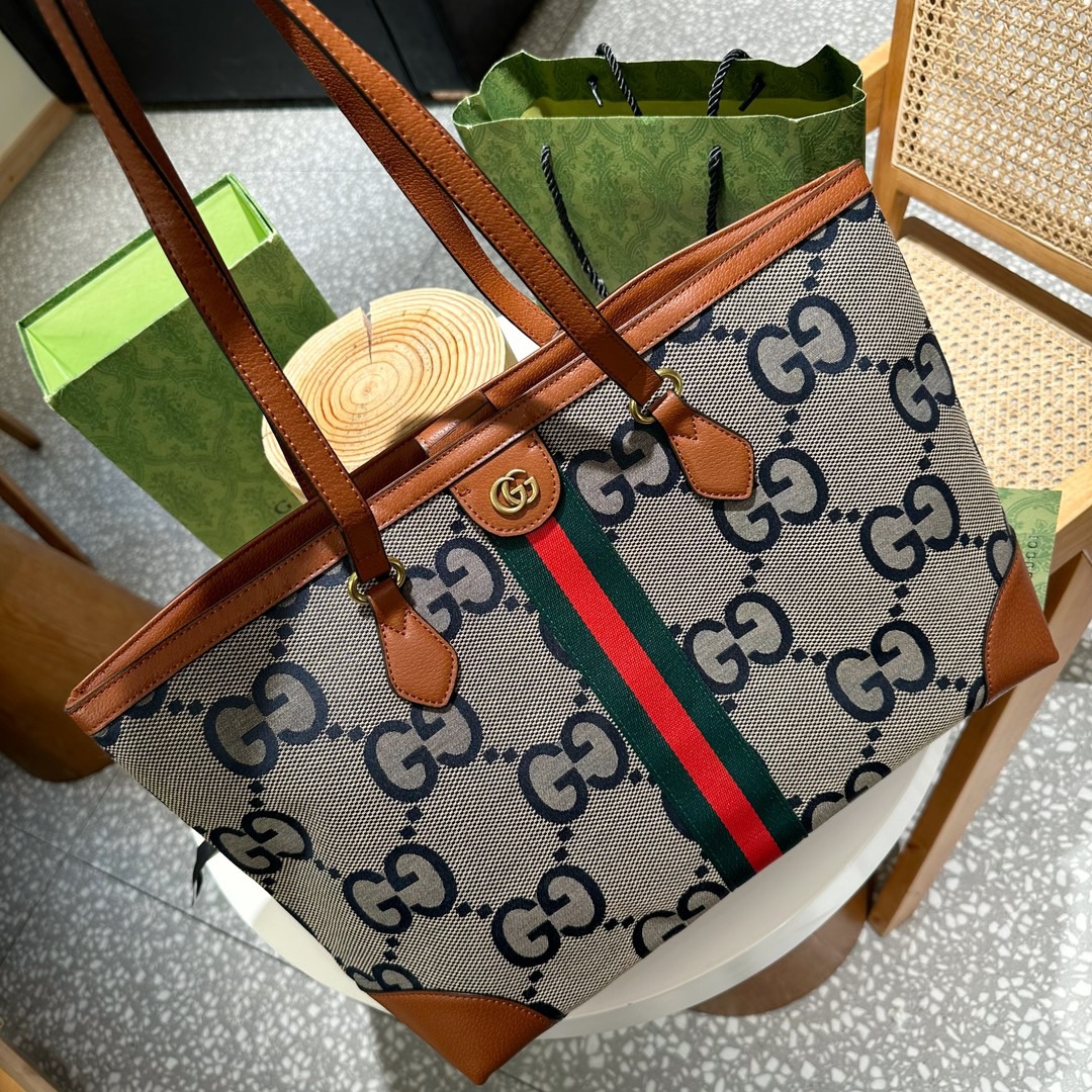 【GUCCI】グッチ Ophidiaミディアム GG トートバッグ大容量【送料無料】