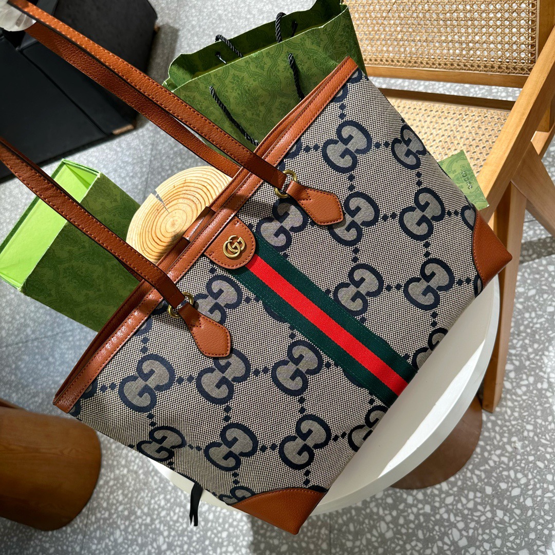 【GUCCI】グッチ Ophidiaミディアム GG トートバッグ大容量【送料無料】