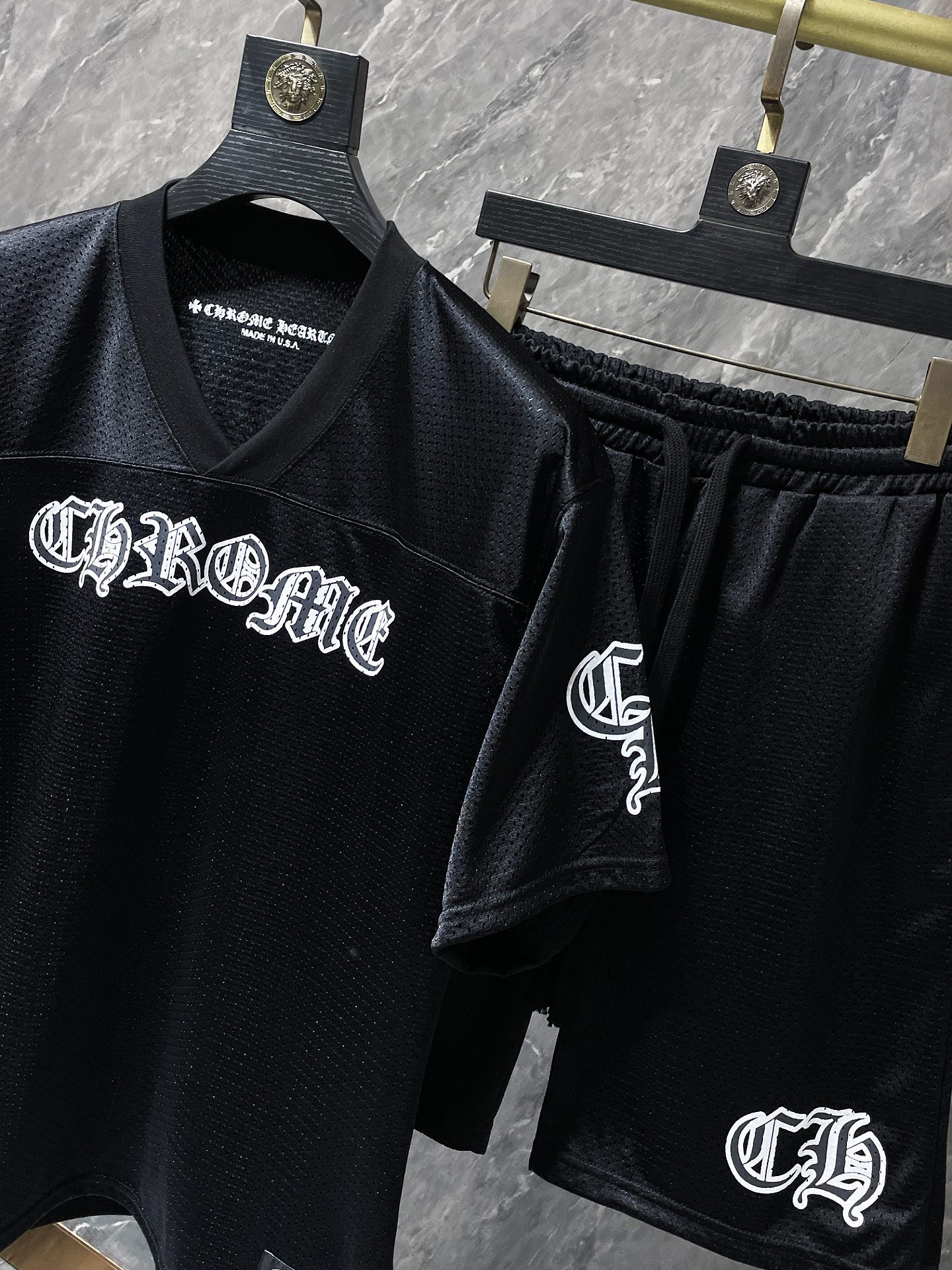 クロムハーツ Tシャツ 梵字 メッシュ ホッケーシャツ (ジャージ)