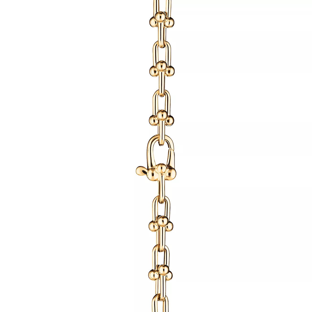 ティファニ/Tiffany ー ハードウェア マイクロ リンク ブレスレット イエローゴールド