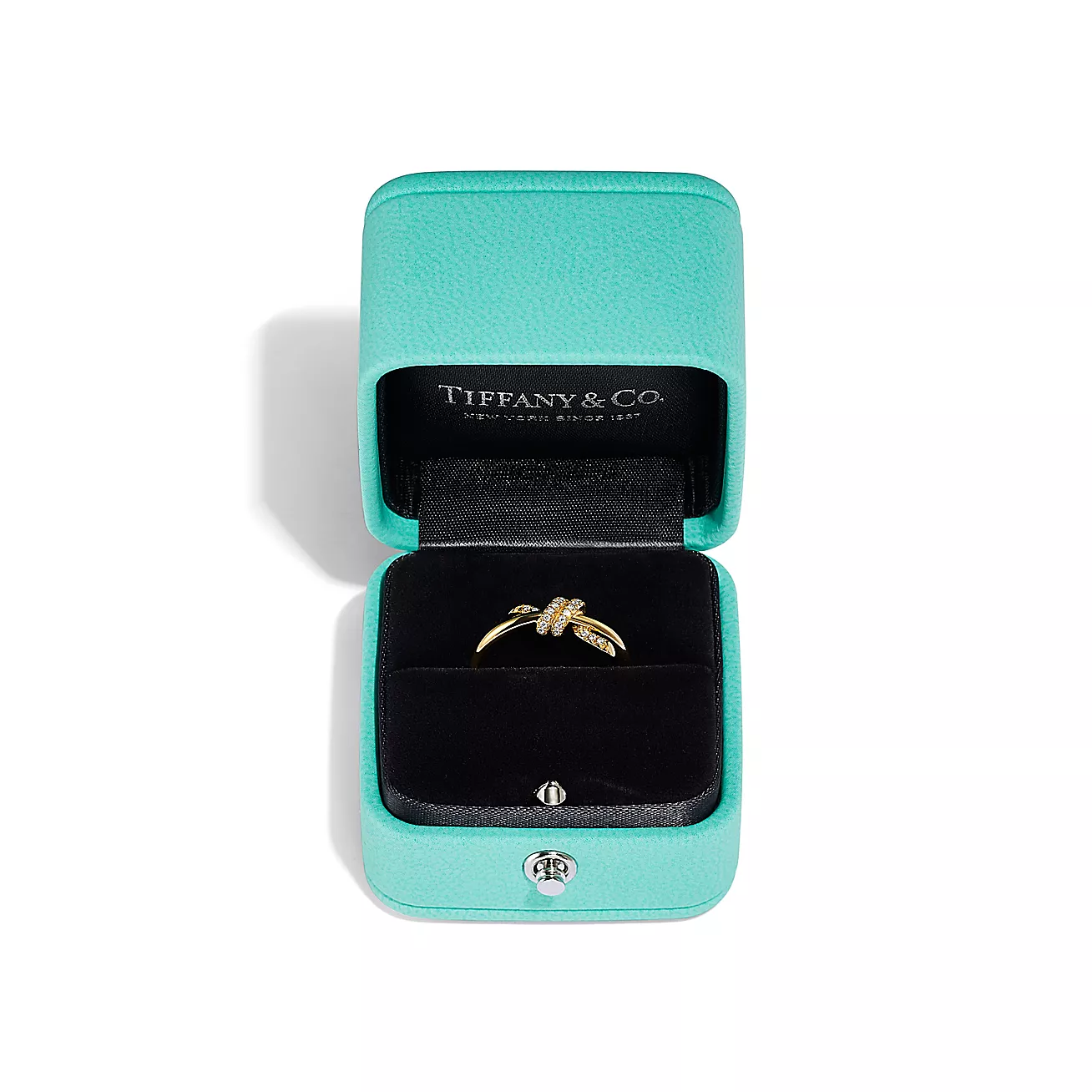 ティファニー/Tiffany ノット リング ダイヤモンド イエローゴールド