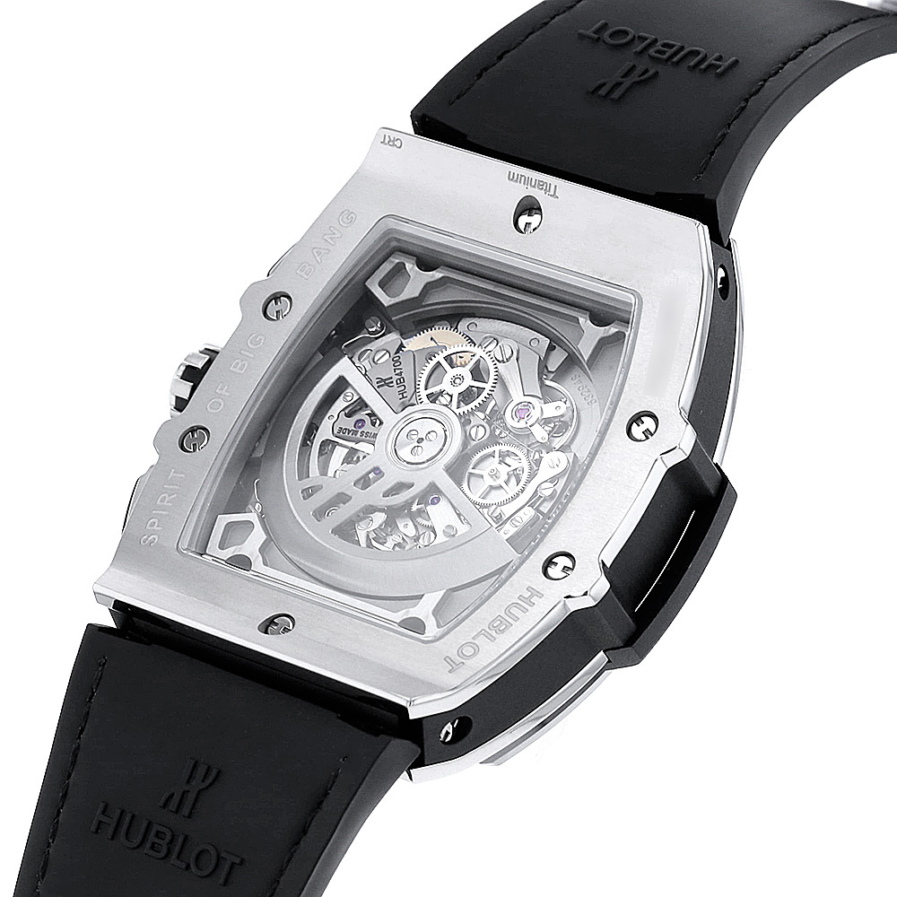  HUBLOT スピリット オブ ビッグバン チタニウム セラミック 601.NM.0173.LR スケルトン/Skeleton 中古 メンズ