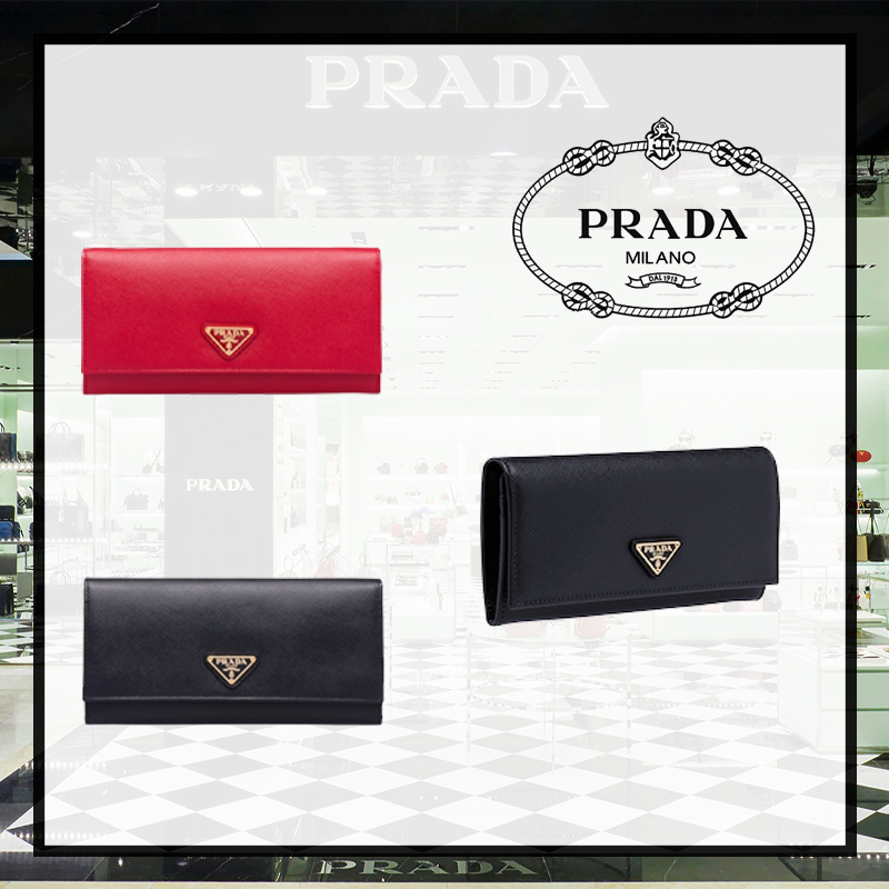 PRADA/プラダ サフィアーノトライアングル 財布-高島屋オンラインストア - 公式